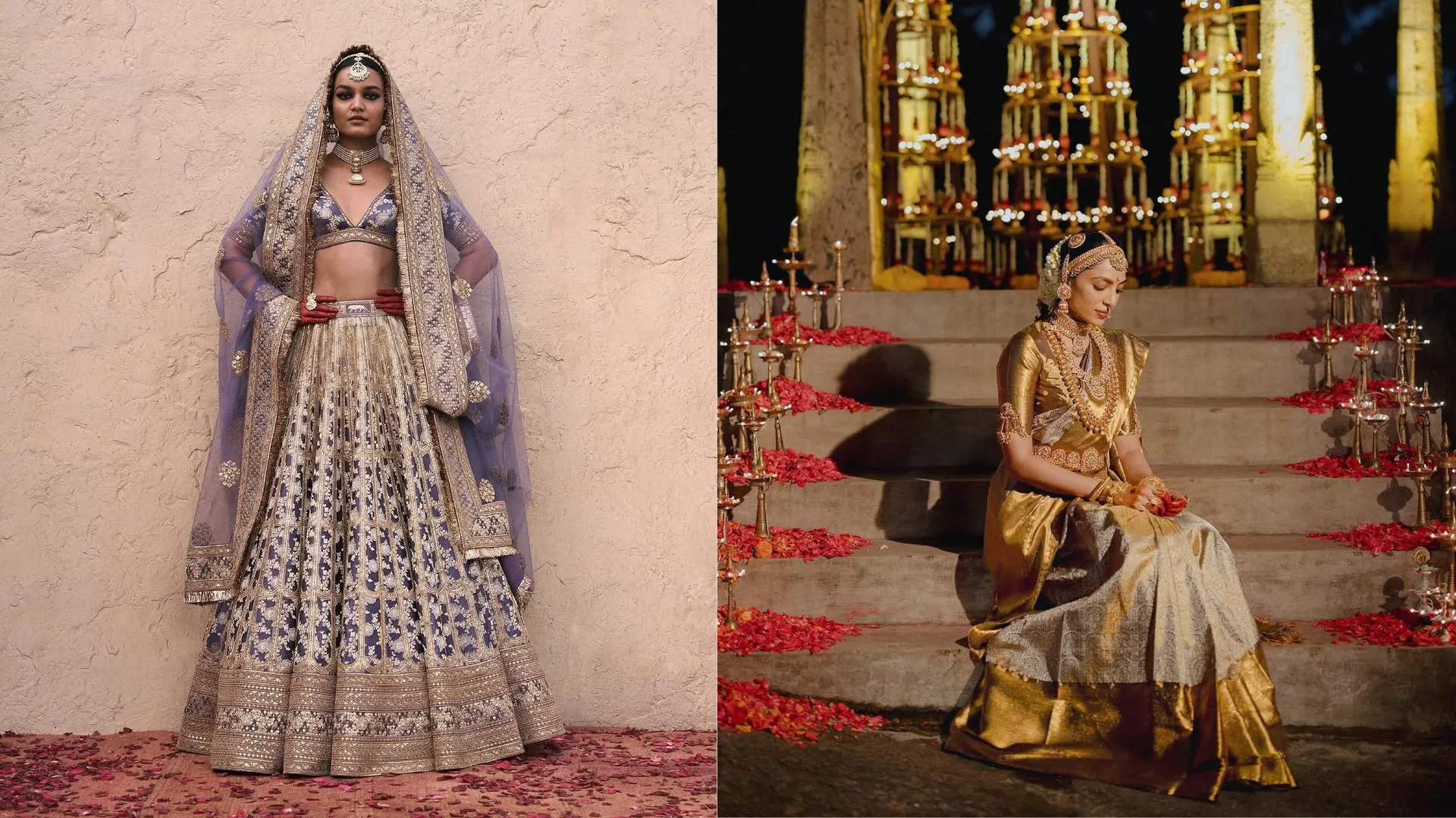 Wedding lehenga colours