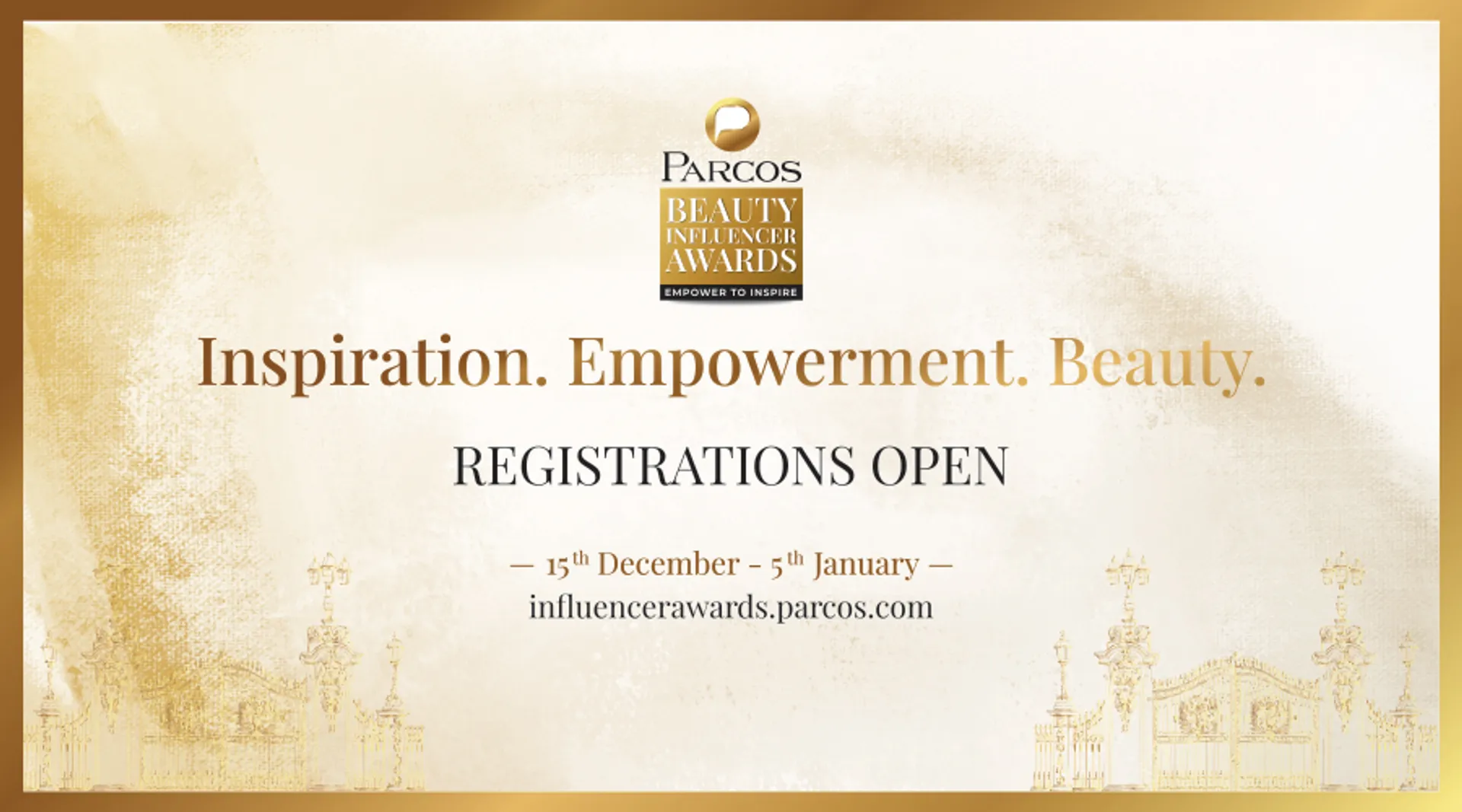 Parcos BeautY Influencer Awards