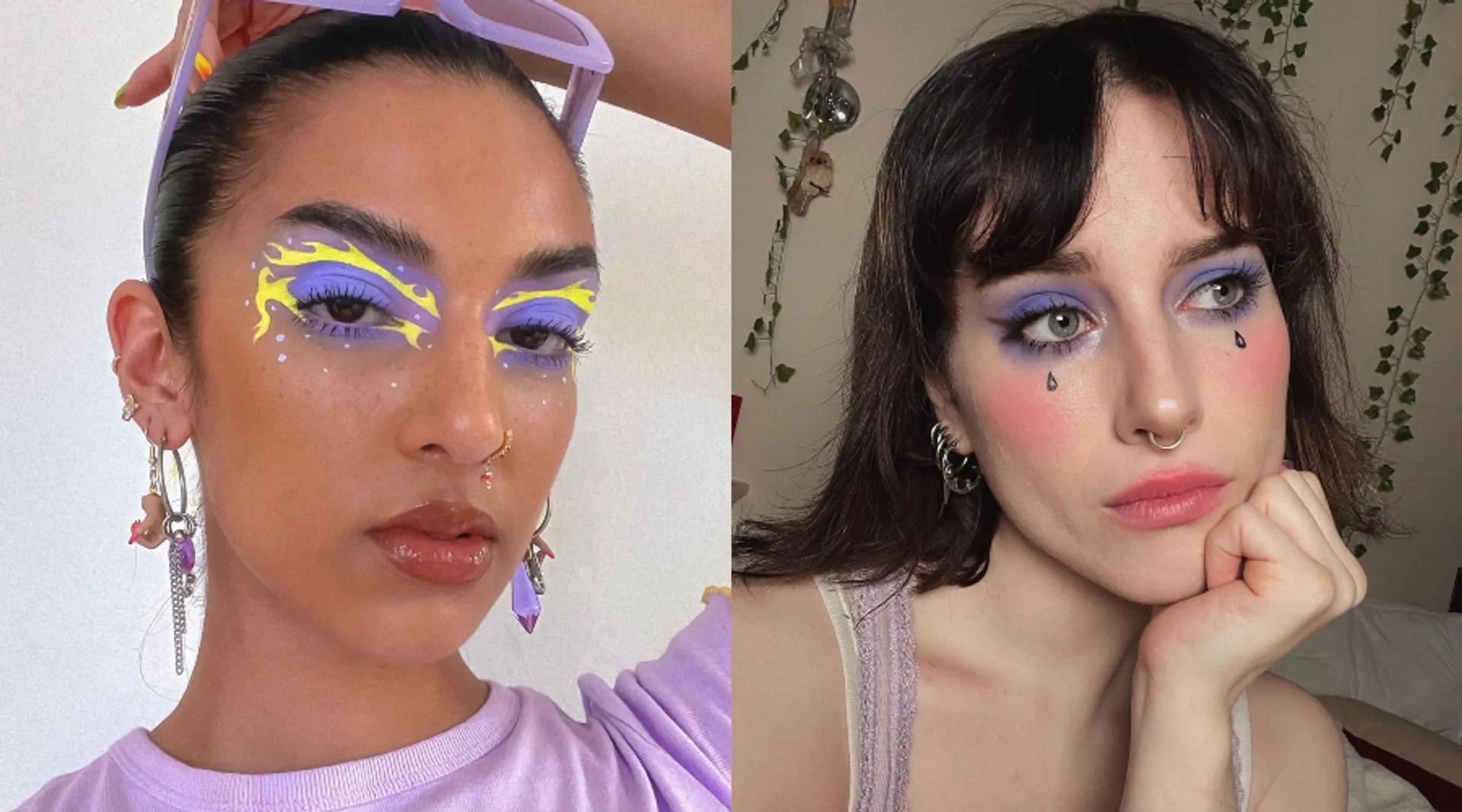  Very Peri Makeup   
