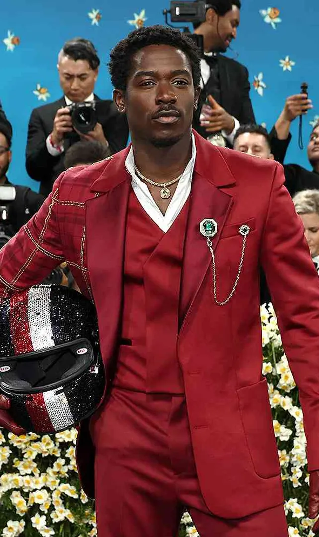 Met-Gala-2025Damson-Idriss-Daring-F1-Inspired-Transformation