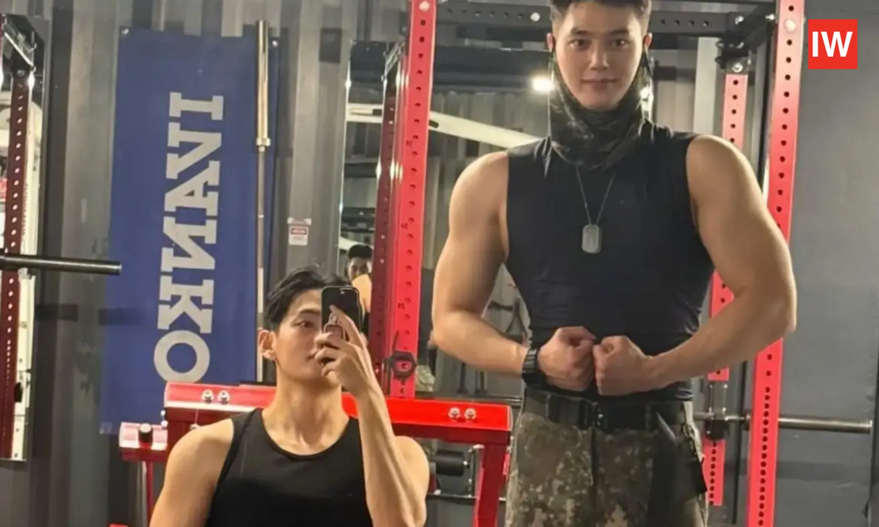 BTS-V-and-Song-Kang-Flex-Brotherhood-in-Viral-Gym-Selfie