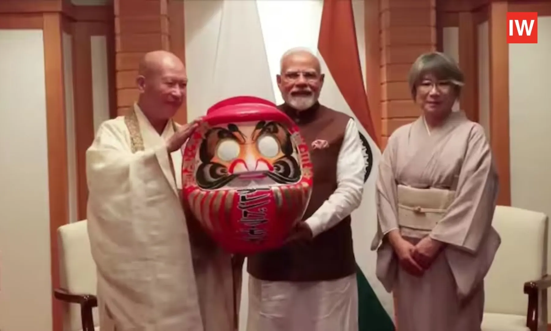 PM Modi Gifted a Daruma Doll in Japan, Symbolizing Indo-Japan Ties