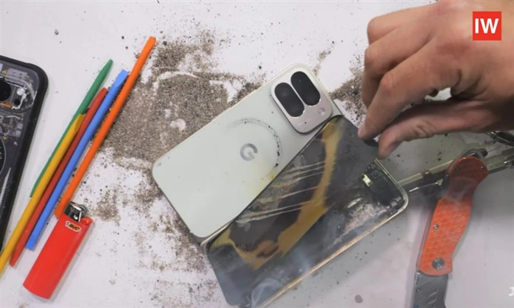 Google-Pixel-10-Pro-Fold-Catches-Fire-in-Durability-Test;-Declared-Weakest-Foldable-Yet!