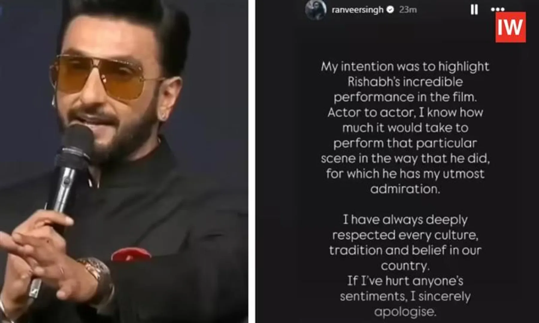 Ranveer-Singh-Kantara-Controversy-Clarifies-and-Apologises-After-Public-Outcry