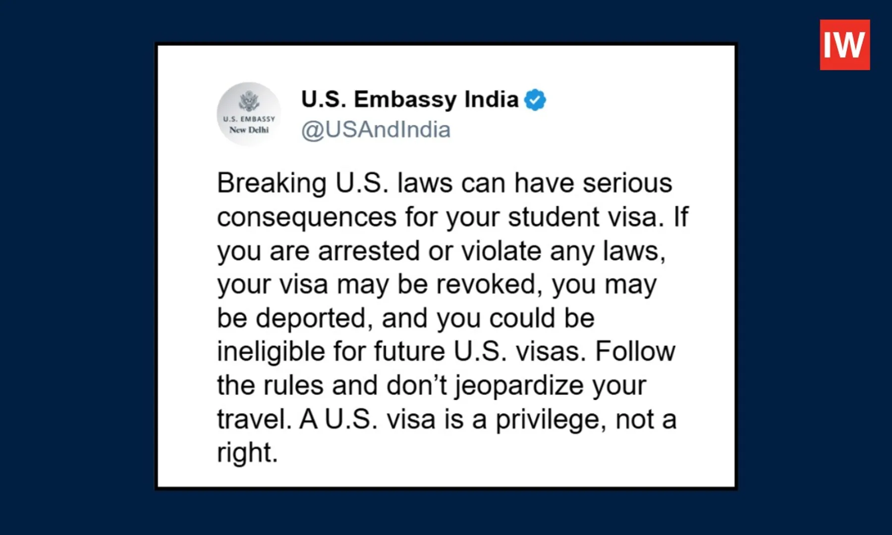 Warning-from-US-embassy-in-India-for-student-visa-holders-‘If-you-violate-laws…