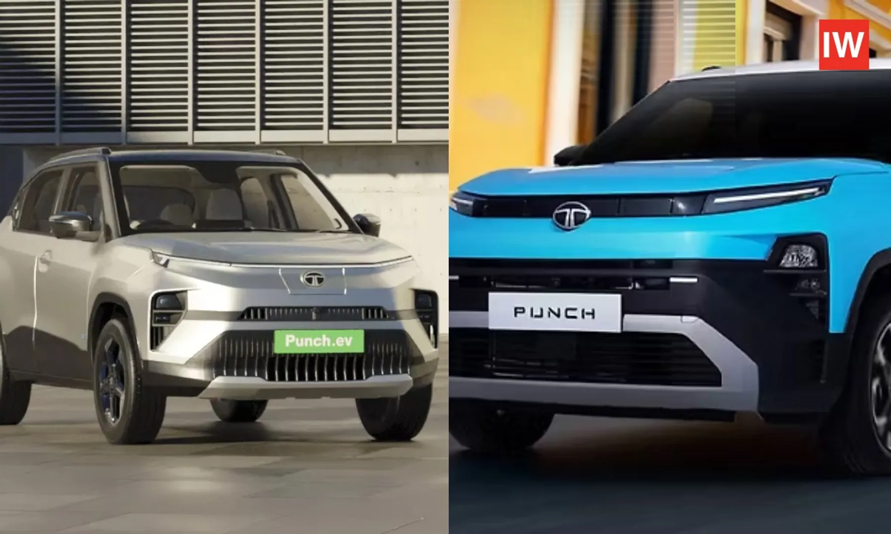 New Tata Punch Facelift vs Punch EV