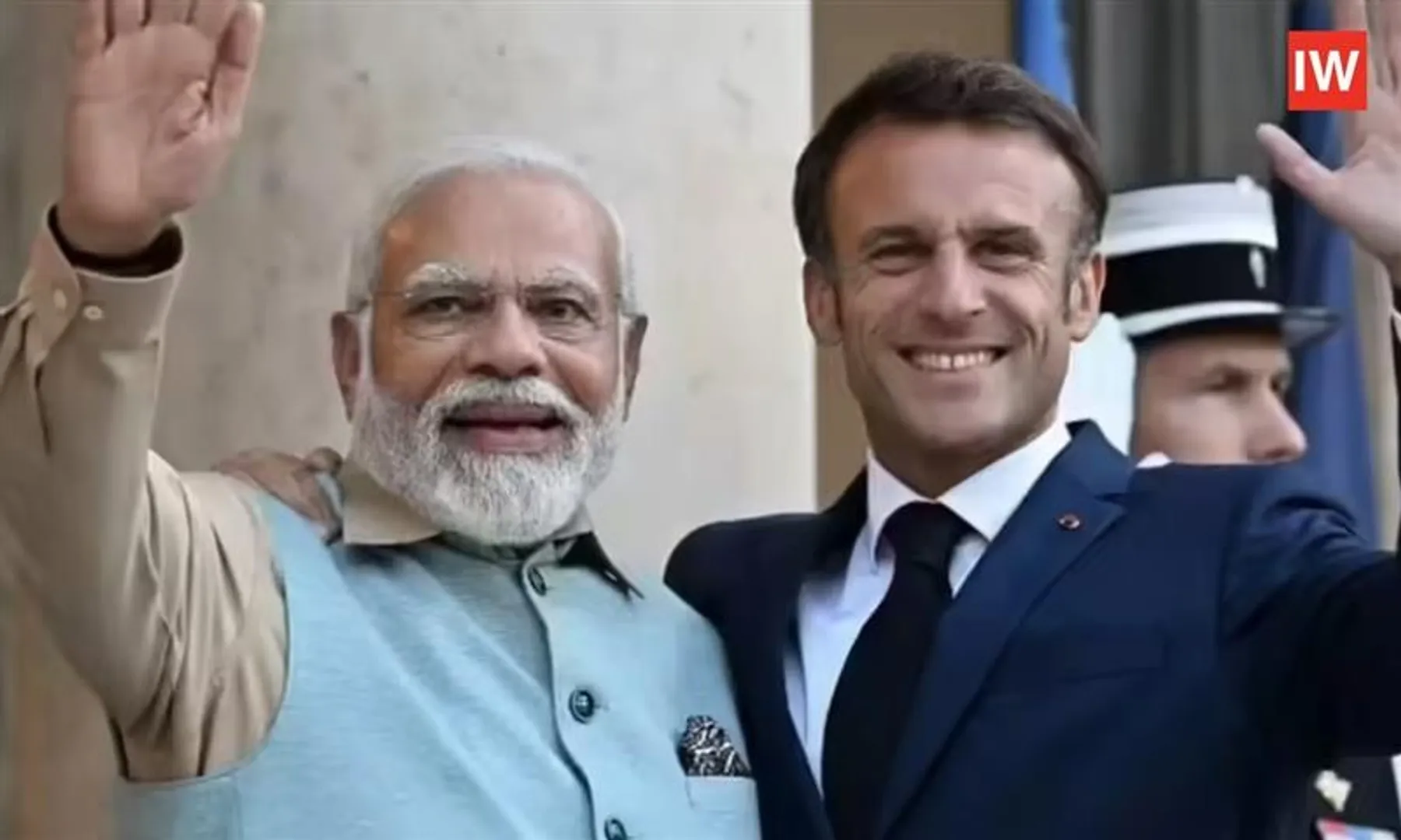 PM-Modi-Welcomes-Macron-as-AI-Talks-Take-Center-Stage