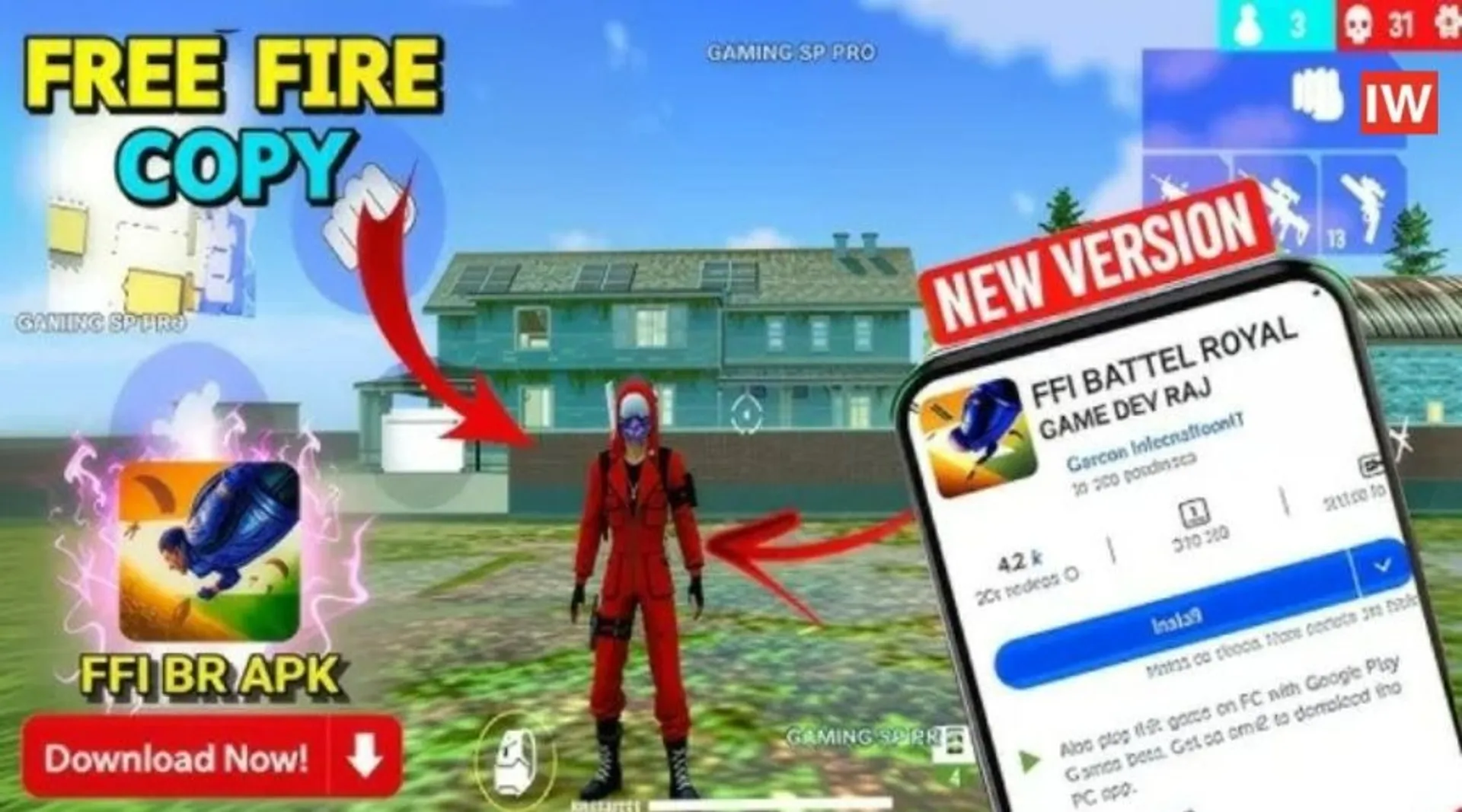 FFI BR Game Download vs Garena Free Fire India