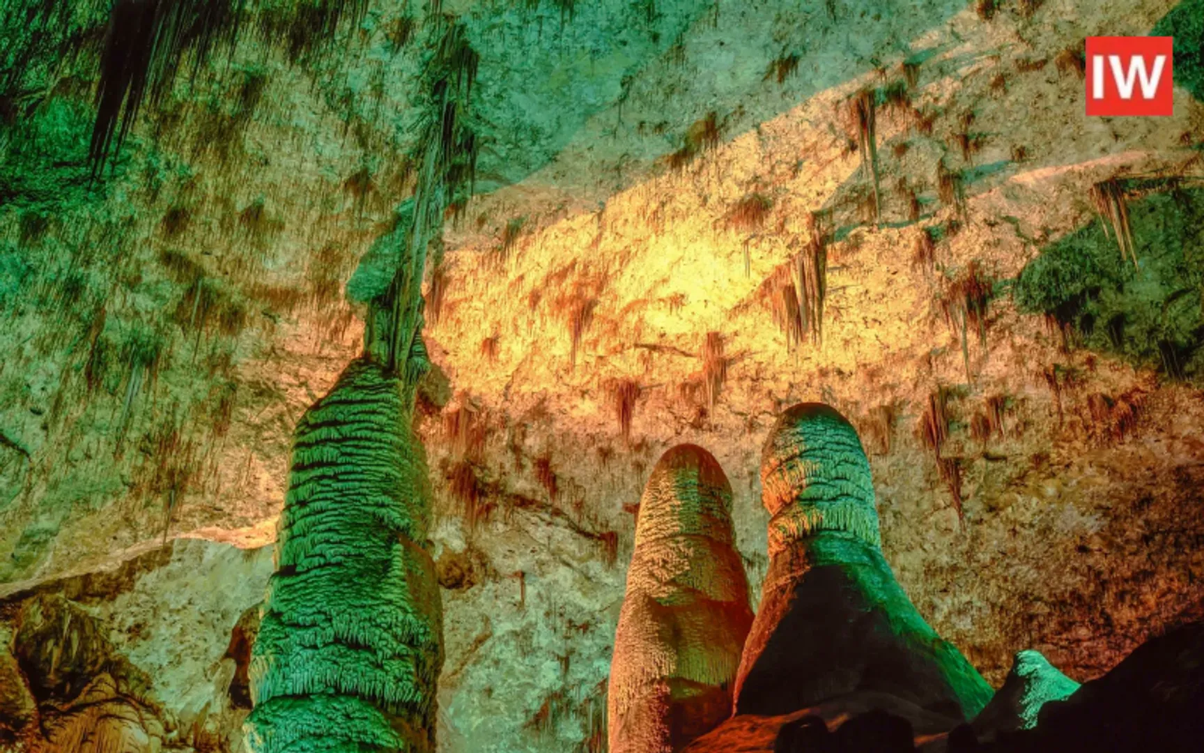 _9 Million-Year-Old Neon Green Cave Wall Found in New Mexico
