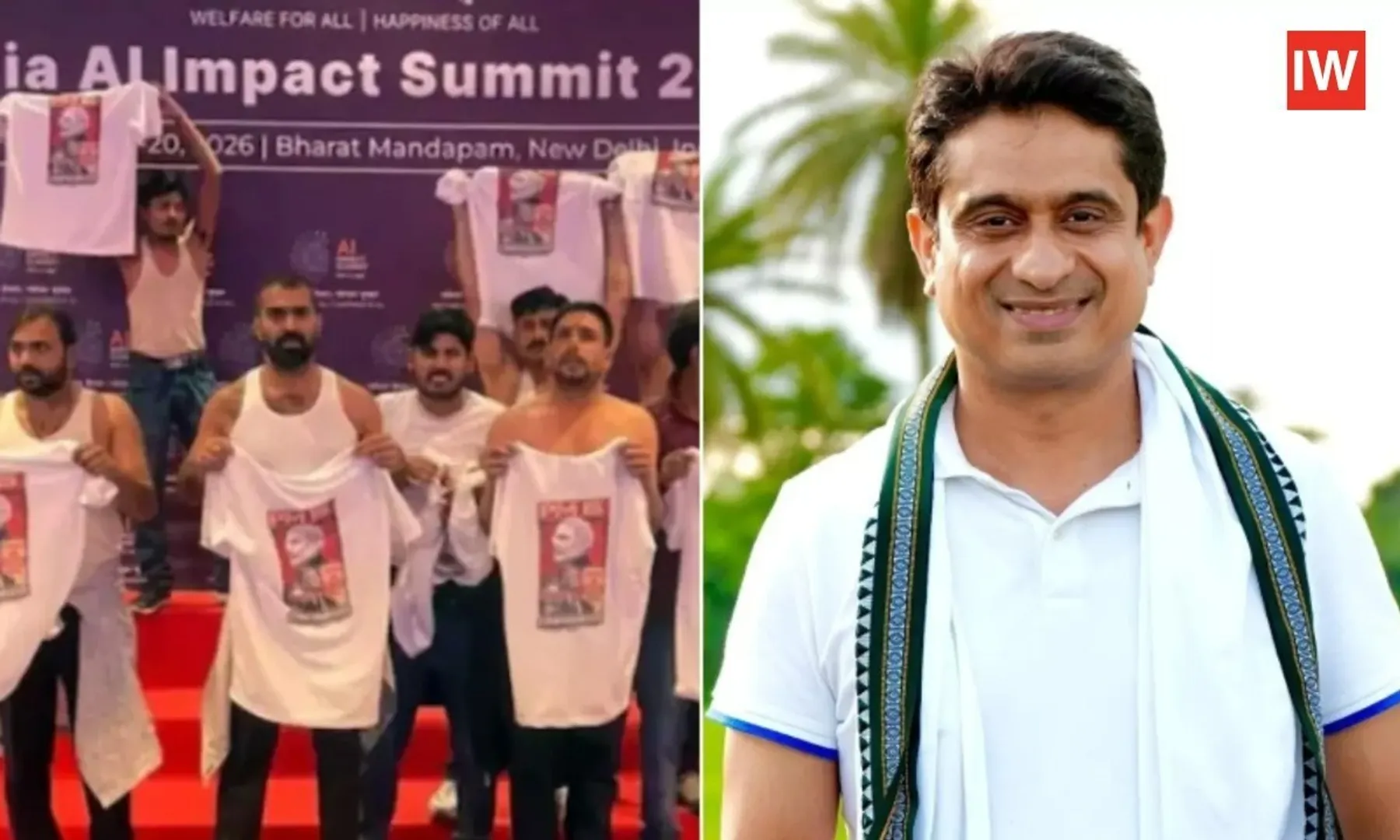 Youth-Congress-Chief-Arrested-Over-Shirtless-Protest-During-AI-Impact-Summit
