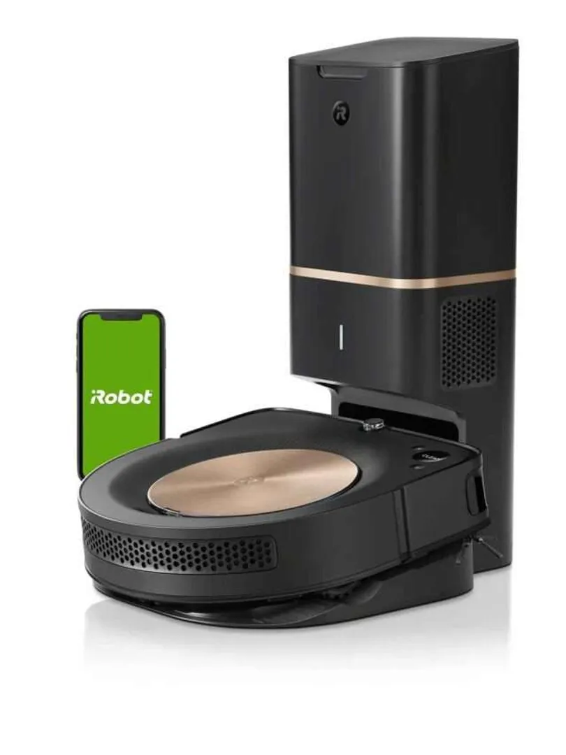 iRobot-Roomba-s9+Advanced-vacuum-robot-with-automatic-dirt-disposal,-smart-mapping,-and-powerful-suction,-ideal-for-maintaining-clean-floors-effortlessly.