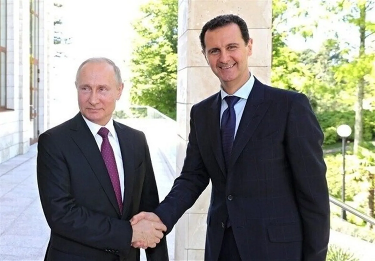 Ousted Syrian president Bashar al-Assad in Russia