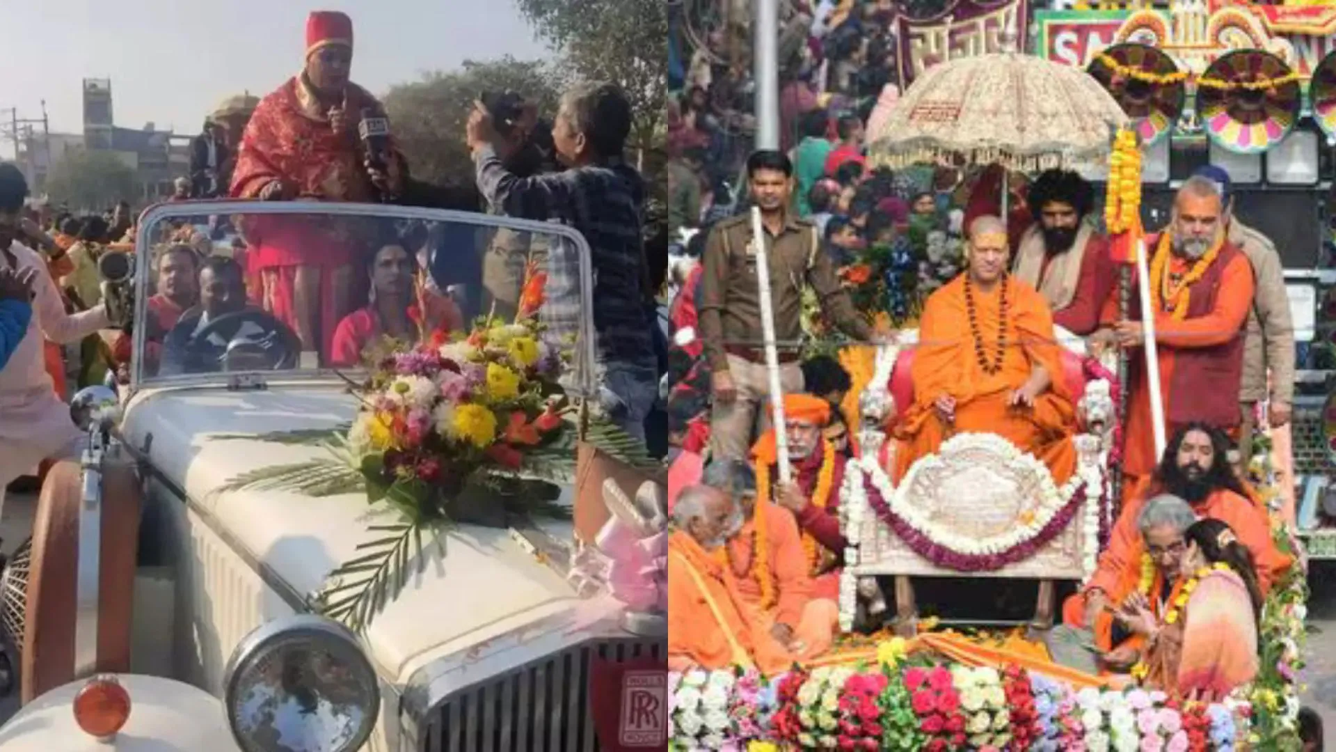 Silver-Chariots-in-maha-kumbh