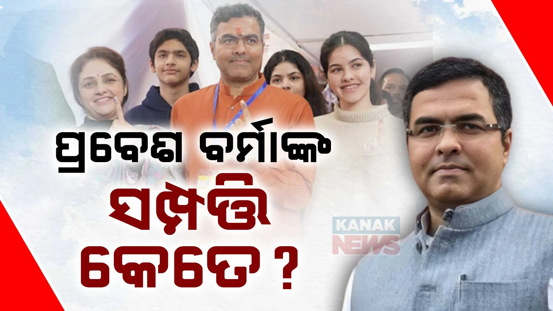  ପ୍ରବେଶ ବର୍ମାଙ୍କ ସମ୍ପତ୍ତି କେତେ  ?  