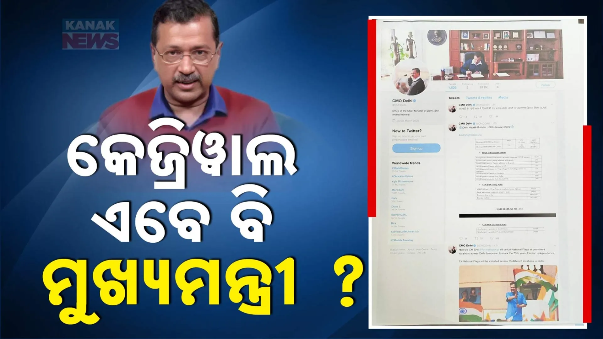 Kejriwal Twitter Account 