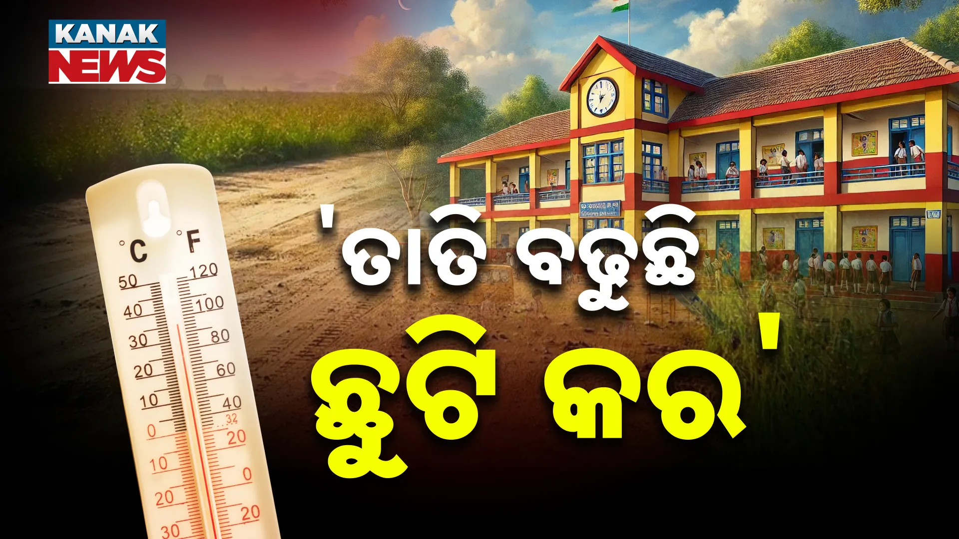 'ତାତି ବଢୁଛି, ଛୁଟି କର'