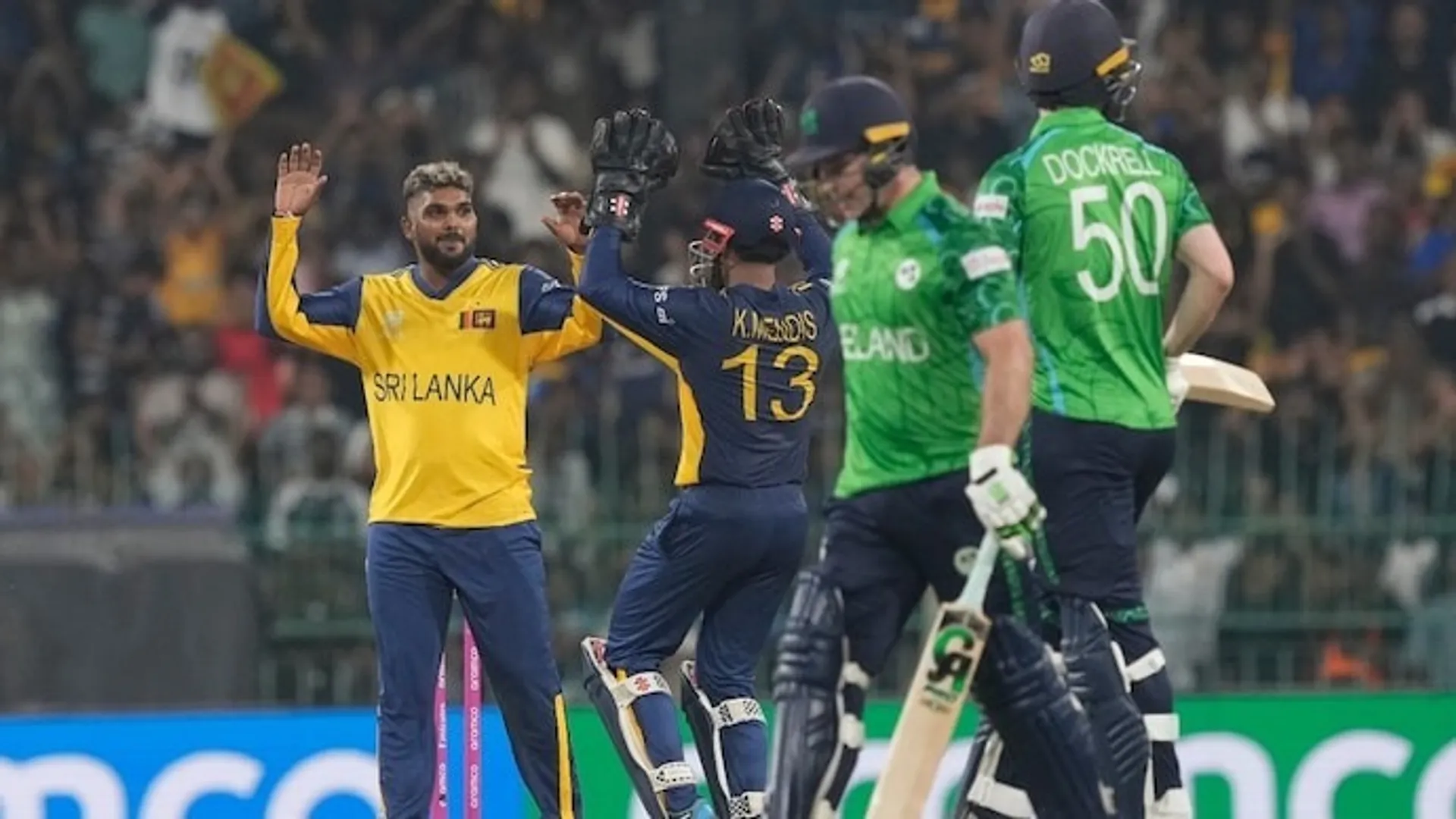 Srilanka beat Ireland