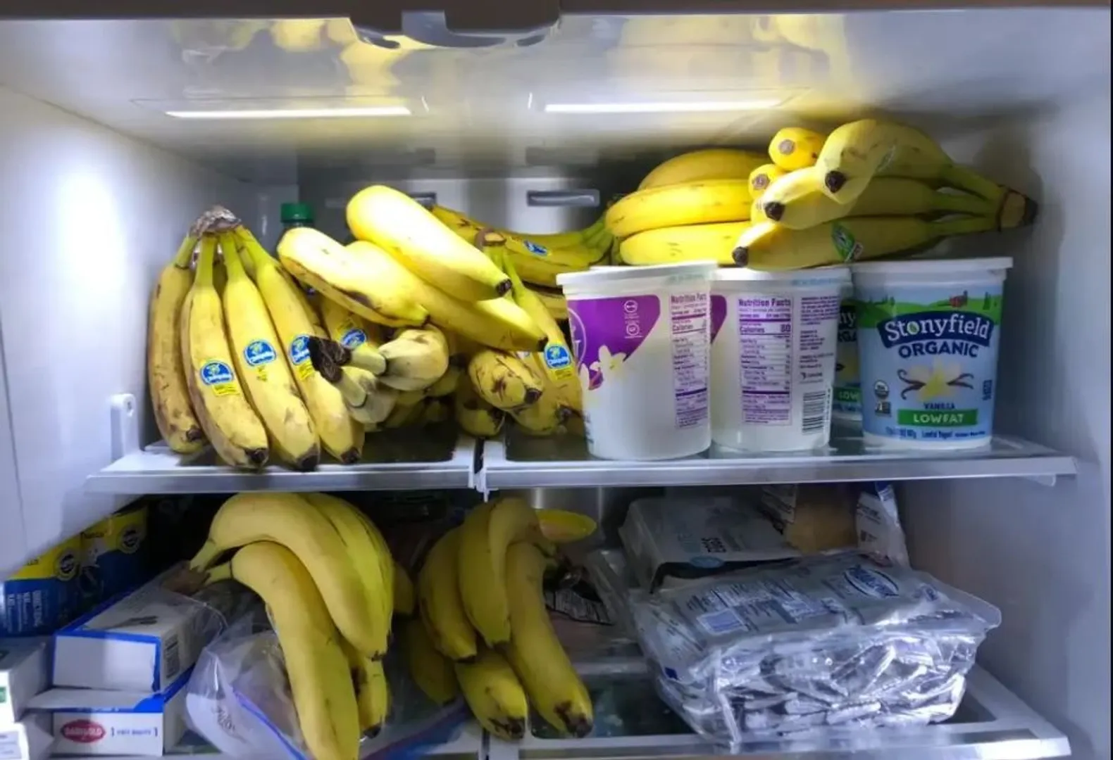 fruits in fridge