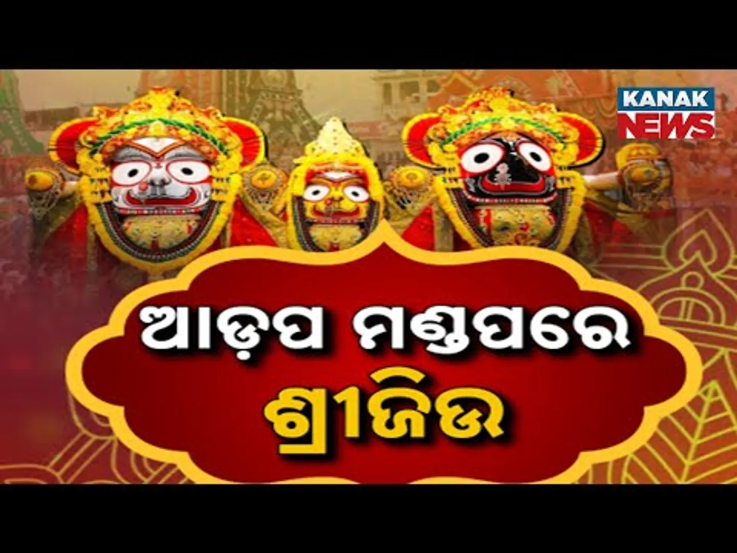 Lord Jagannath at Adapa Mandapa: Darshan Opens for Devotees!