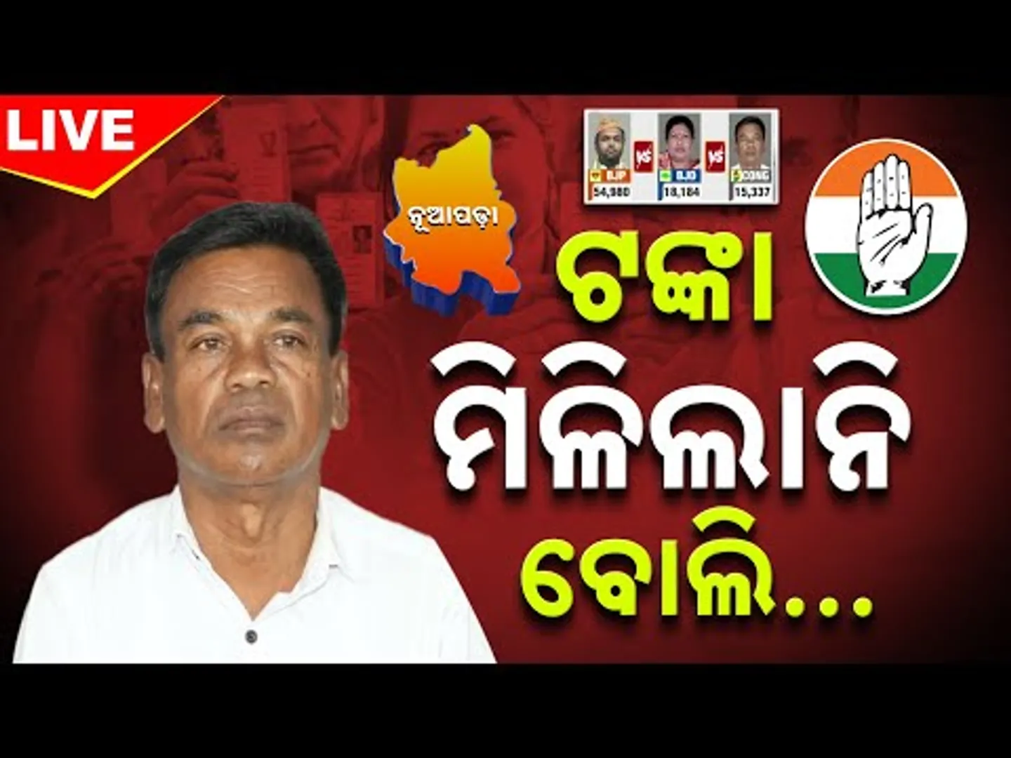 🔴 LIVE ଟଙ୍କା ମିଳିଲାନି ବୋଲି.. | Nuapada Election Result 2025 | Nuapada Result | Ghasiram Majhi