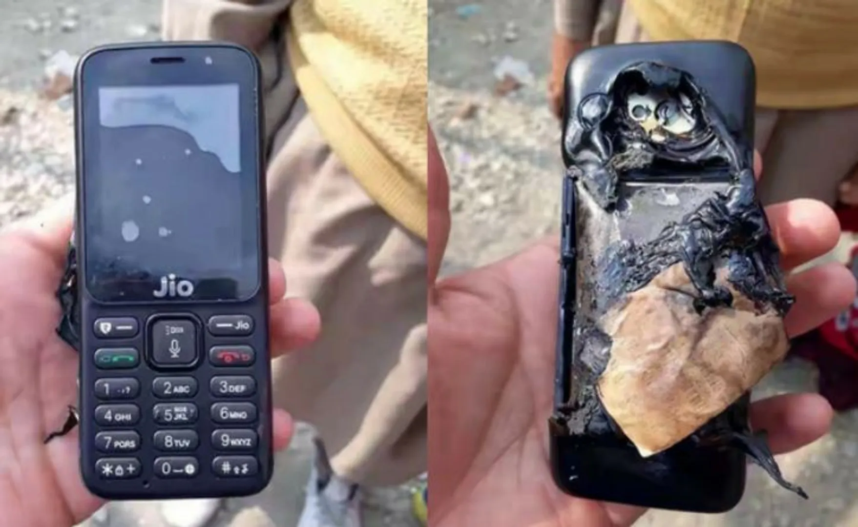 ଜିଓ ଫୋନରେ ନିଆଁ ! ଚାର୍ଜିଂ ବେଳେ ଫାଟିଲା ମୋବାଇଲ, କଂପାନୀ କହିଲା ଷଡଯନ୍ତ୍ର