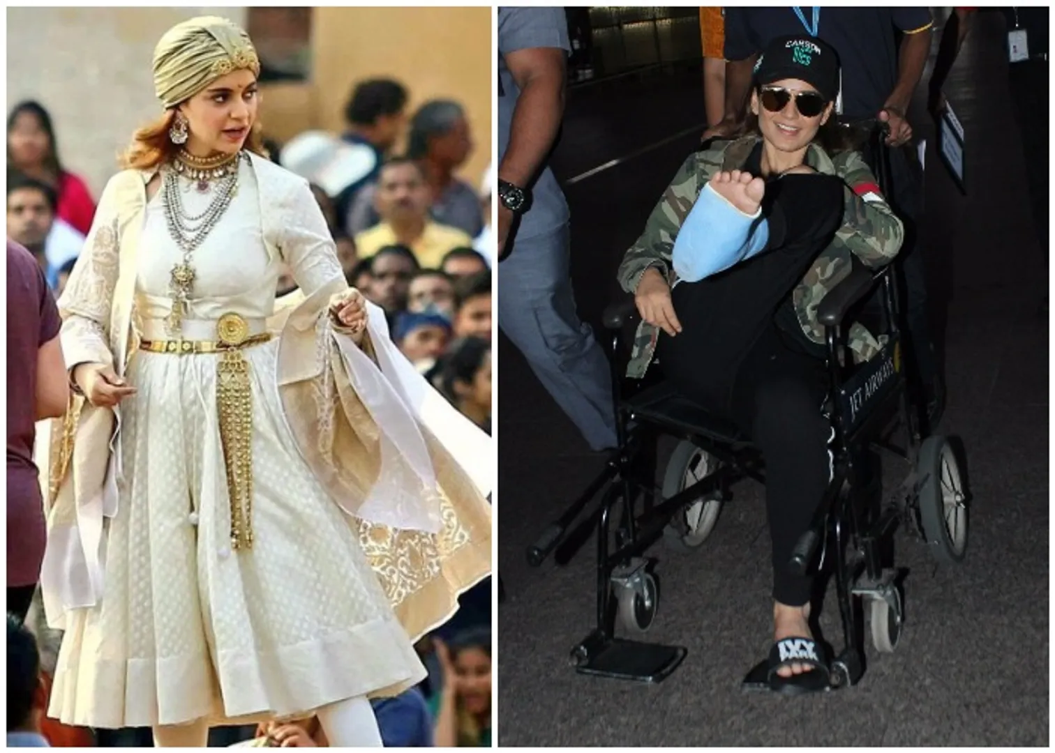 ଆହତ ହେଲେ କଂଗନା ରାଣାୱତ । ‘ମଣିକର୍ଣିକା’ର ଷ୍ଟଂଟ ସିନ ସୁଟିଂ ଚାଲିଥିବା ବେଳେ ପାଦରେ ଲାଗିଲା ଆଘାତ