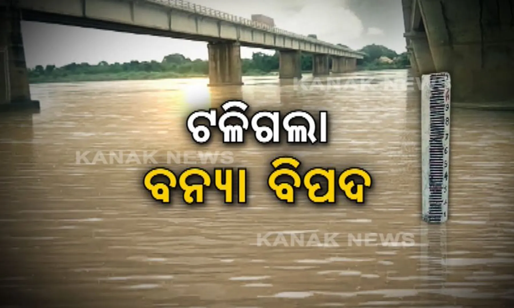 ଟଳିଲା ବନ୍ୟା ବିପତ୍ତି। ବିପଦ ସଙ୍କେତ ତଳେ ରାଜ୍ୟର ସମସ୍ତ ନଦୀର ବନ୍ୟାଜଳ