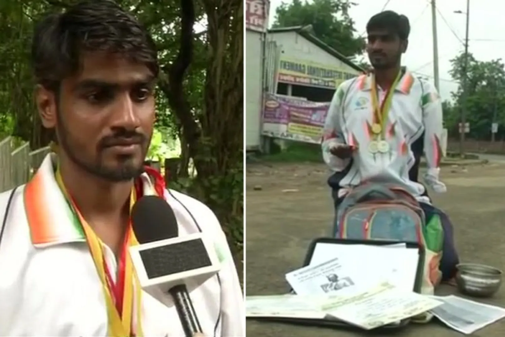 ବେକରେ ଝୁଲୁଛି ମେଡାଲ୍,ହାତରେ ରହିଛି ଥାଳ ! ଏ ହେଉଛି ଭାରତକୁ ଗର୍ବାନ୍ୱିତ କରିଥିବା ଜାତୀୟ ପାରା ଆଥଲେଟଙ୍କ ଅବସ୍ଥା ।