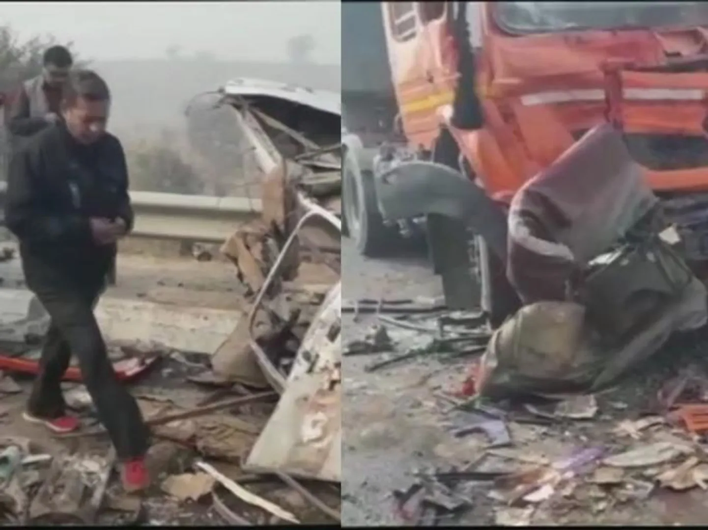 ଘନ କୁହୁଡି ଯୋଗୁଁ ଦୂର୍ଘଟଣାର ଶିକାର ହେଲା ୫୦ ଟି ଗାଡି ! ଚାଲିଗଲା ୮ ଜଣଙ୍କ ଜୀବନ ।