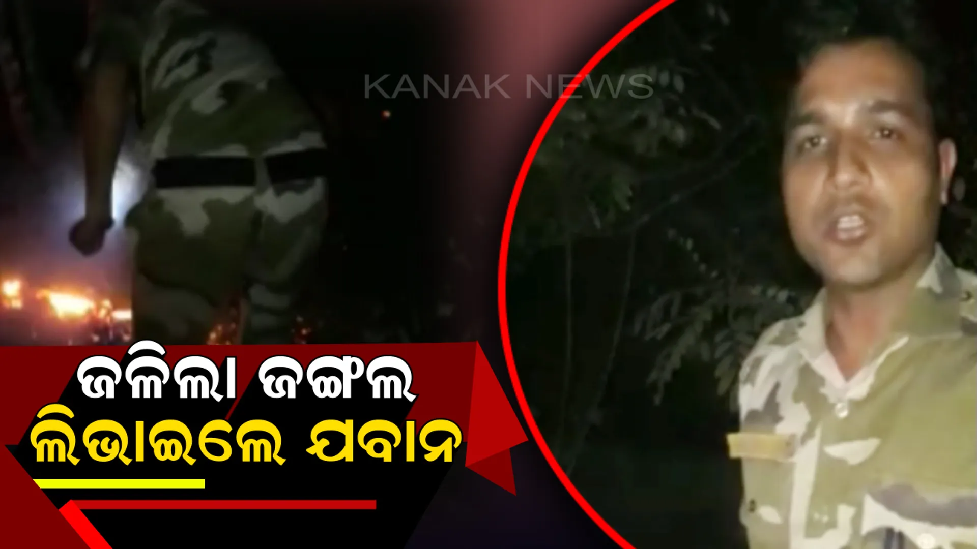 ଜଳିଗଲା ଖଣ୍ଡଗିରି ଜଙ୍ଗଲ । ଘଂଟାଏ ଭିତରେ ୫ ଏକର ଜଙ୍ଗଲକୁ ବ୍ୟାପିଗଲା ନିଆଁ । ଦମକଳ ବାହିନୀ ପହଂଚିବା ପୂର୍ବରୁ ନିଆଁକୁ ଆୟତ କଲେ ଜଣେ ଯବାନ