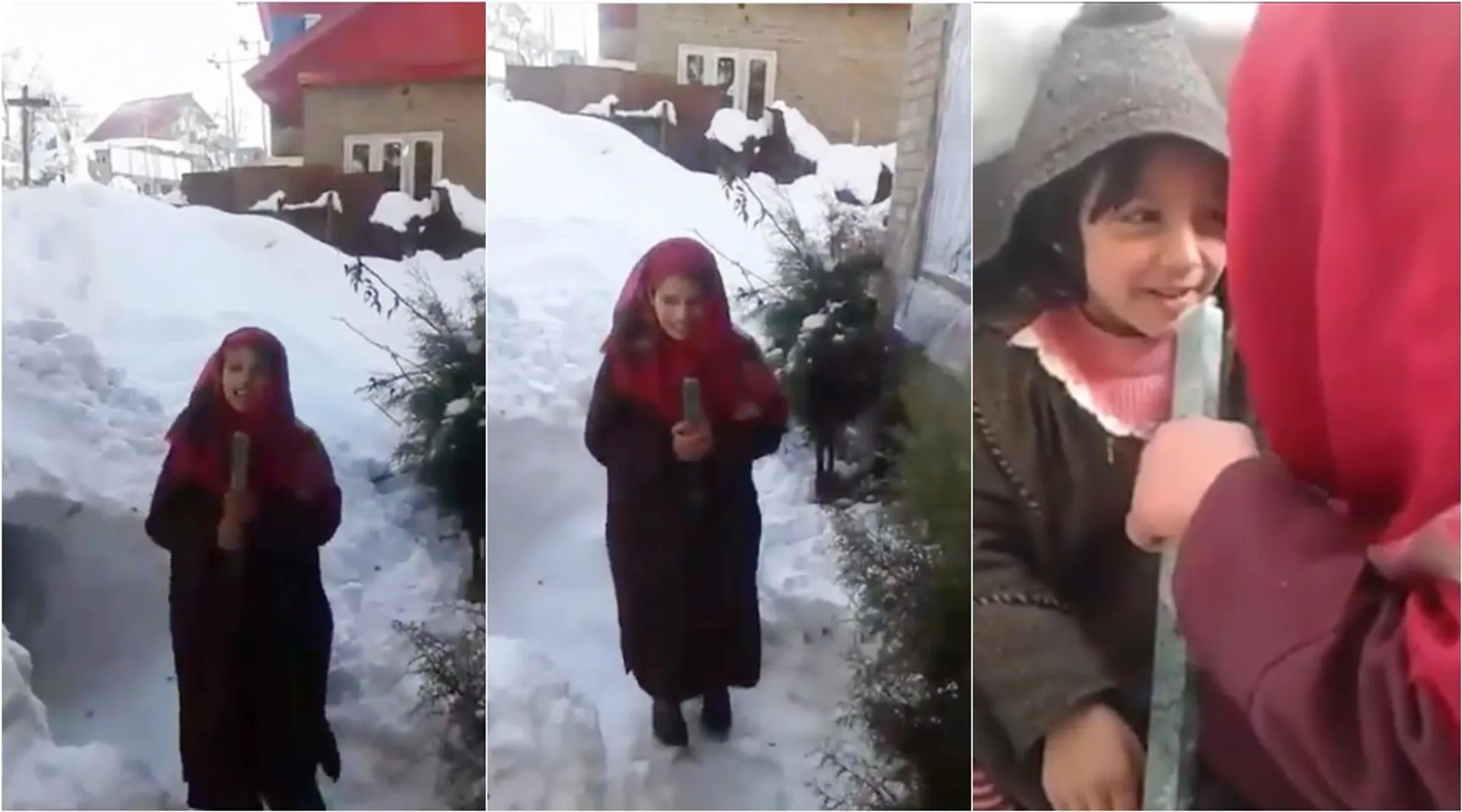 ମନ ଜିଣିନେଲା କାଶ୍ମୀରୀ ଝିଅଙ୍କ ରିପୋର୍ଟିଙ୍ଗ ଷ୍ଟାଇଲ : ପ୍ରୋଫେସନାଲ ଅନ୍ଦାଜରେ ରିପୋର୍ଟିଙ୍ଗ କରୁଥିବା ଭିଡିଓ ହେଲା ଭାଇରାଲ