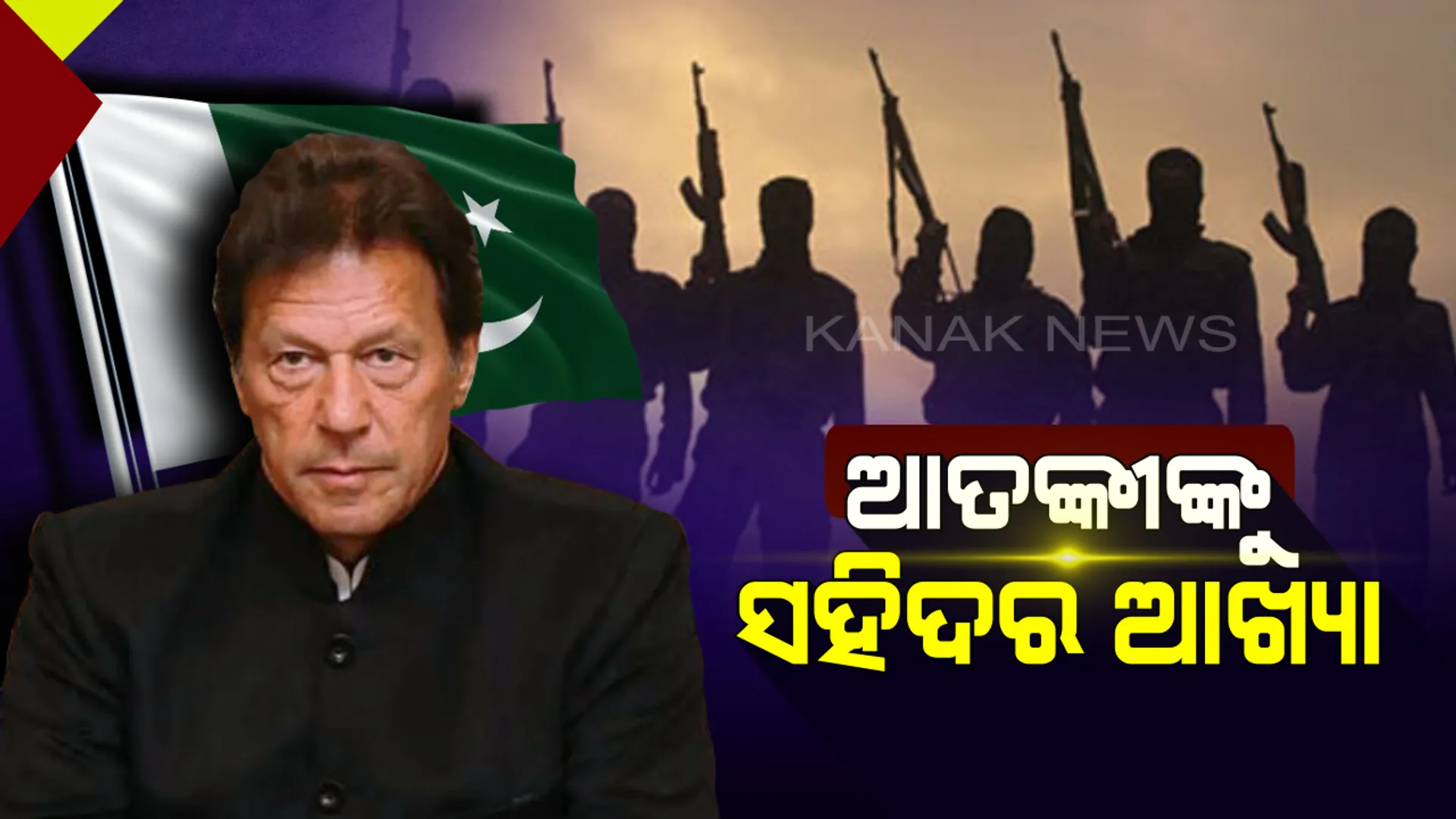 ପାକିସ୍ତାନର ଦୋମୁହାଁ କଥା ! ଗୋଟିଏ ପଟେ ଶାନ୍ତି ଆଣିବା କଥା କହୁଥିବା ପାକିସ୍ତାନ , ଆତଙ୍କବାଦୀଙ୍କୁ ଦେଉଛି ସହିଦ୍ ର ଆଖ୍ୟା ।