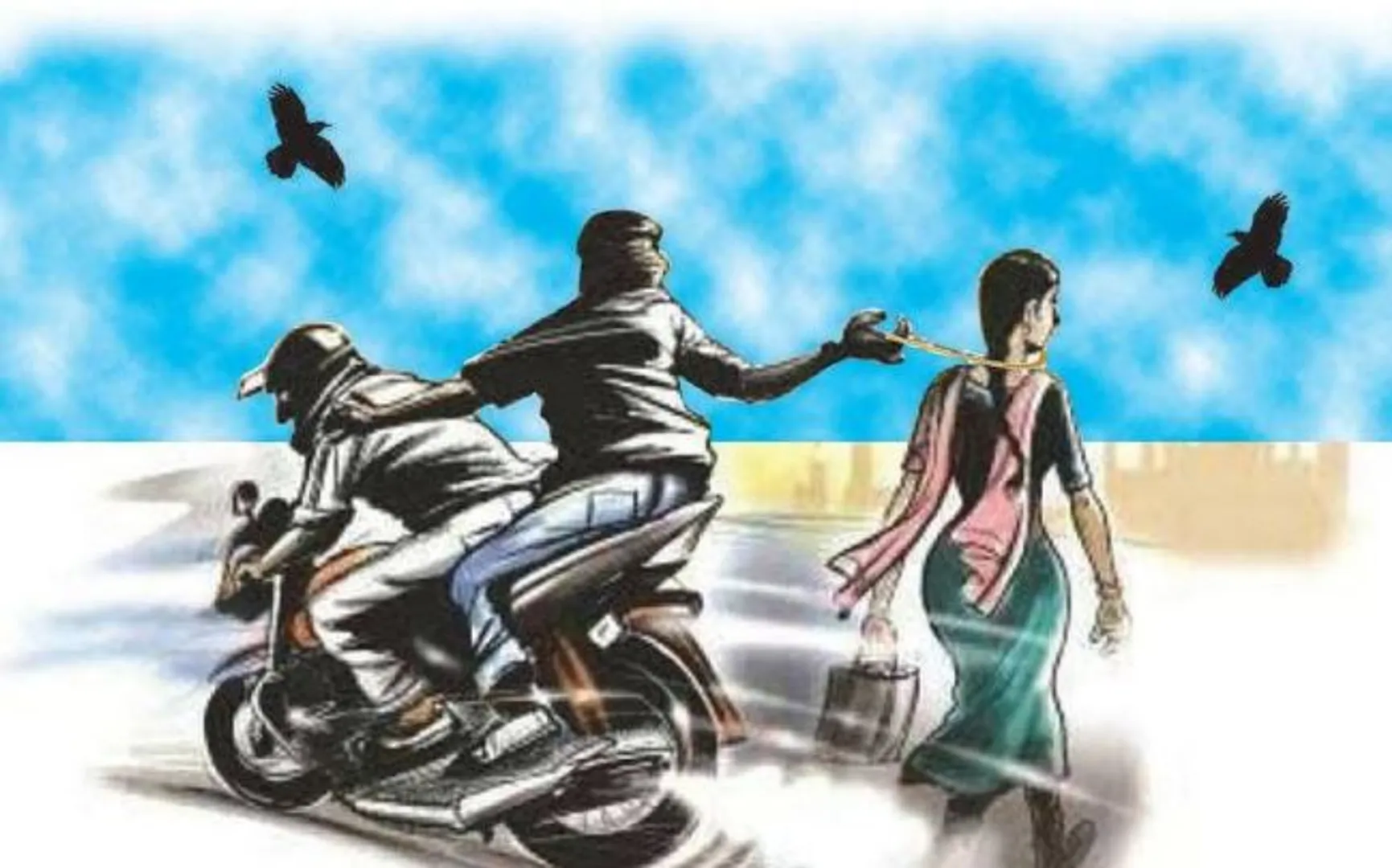 ମହିଳାଙ୍କ ବେକରୁ ଚେନ୍ ଛିଡାଇବାକୁ ଯାଇ ଦୁର୍ଘଟଣାର ଶିକାର ହେଲେ ଦୁଇ ଲୁଟେରା : ଦ୍ରୁତଗତିରେ ବାଇକ୍ ଚଳାଇ ପିଟିହେଲେ, ଗୁରୁତର ଅବସ୍ଥାରେ ହସ୍ପିଟାଲ ଗଲେ