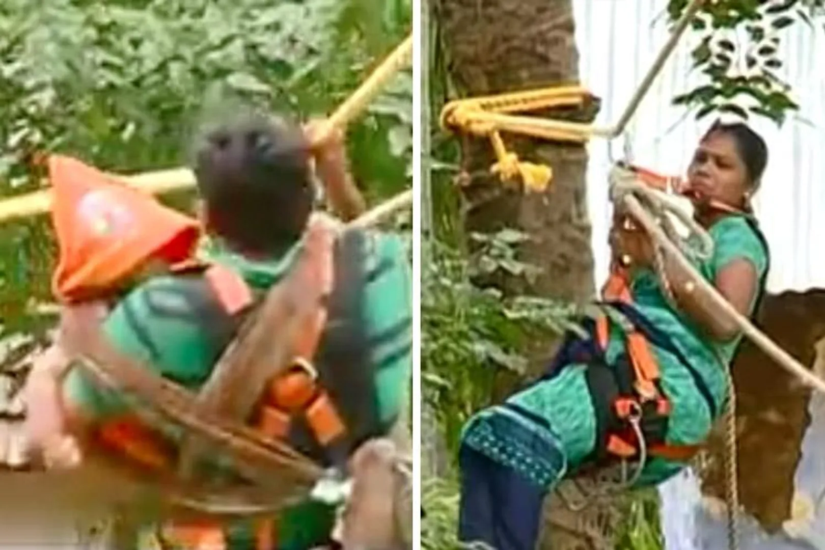 ଦଉଡିରେ ଦୁଇଟି ଜୀବନ ! ଭୟଙ୍କର ବନ୍ୟା ପାଣି ଉପରୁ ସୁରକ୍ଷିତ ଉଦ୍ଧାର ହେଲେ ଗର୍ଭବତୀ , ଦେଖନ୍ତୁ ଲୋମଟାଙ୍କୁରା ଦୃଶ୍ୟ  