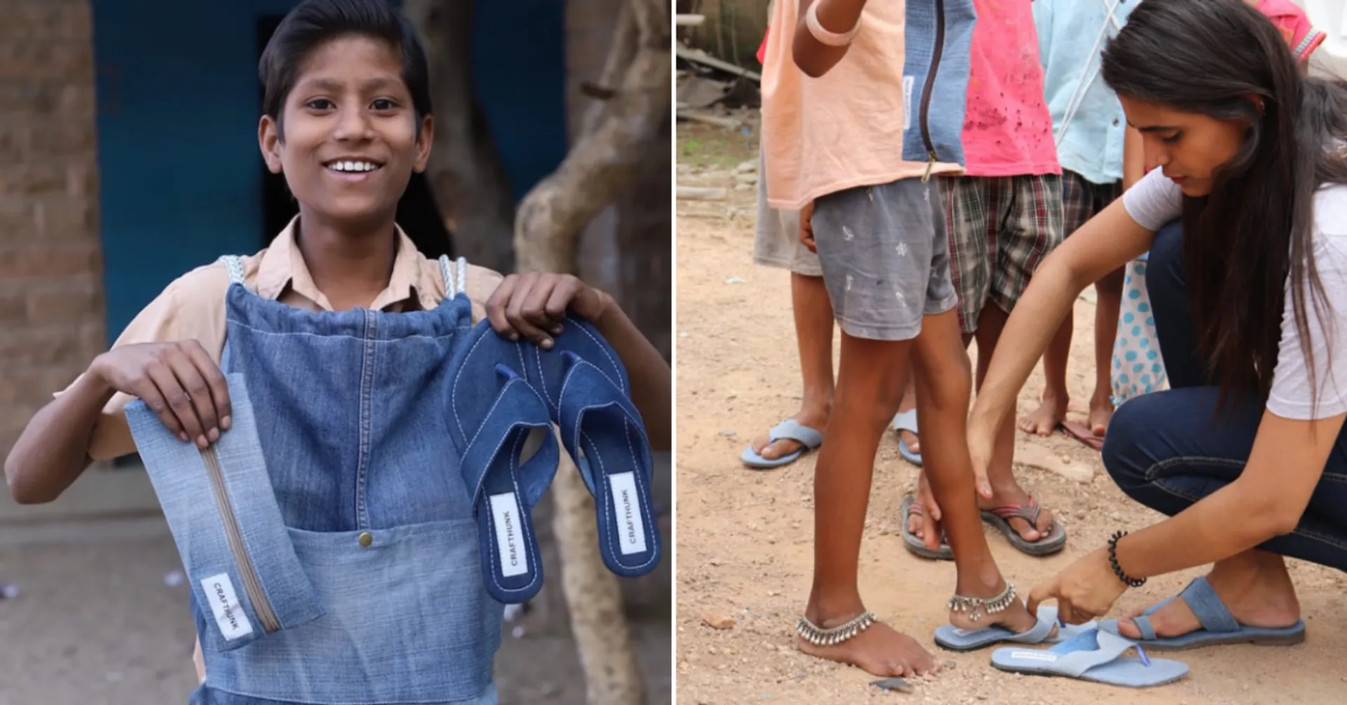 ସମାଜ ପାଇଁ ପ୍ରେରଣା ପାଲଟିଛନ୍ତି ଏହି ତିନି ସାଙ୍ଗ ! ପୁରୁଣା ଜିନ୍ସରେ ପ୍ରସ୍ତୁତ ହେଉଛି ପିଲାଙ୍କ ସ୍କୁଲ୍ ସାମଗ୍ରୀ , ସ୍କୁଲକୁ ସ୍କୁଲ ବୁଲି ମାଗଣାରେ ସାମଗ୍ରୀ ଯୋଗାଉଛନ୍ତି ‘ସୋଲକ୍ଟ୍ରାଫ୍ଟ’ ଟିମ୍ । 