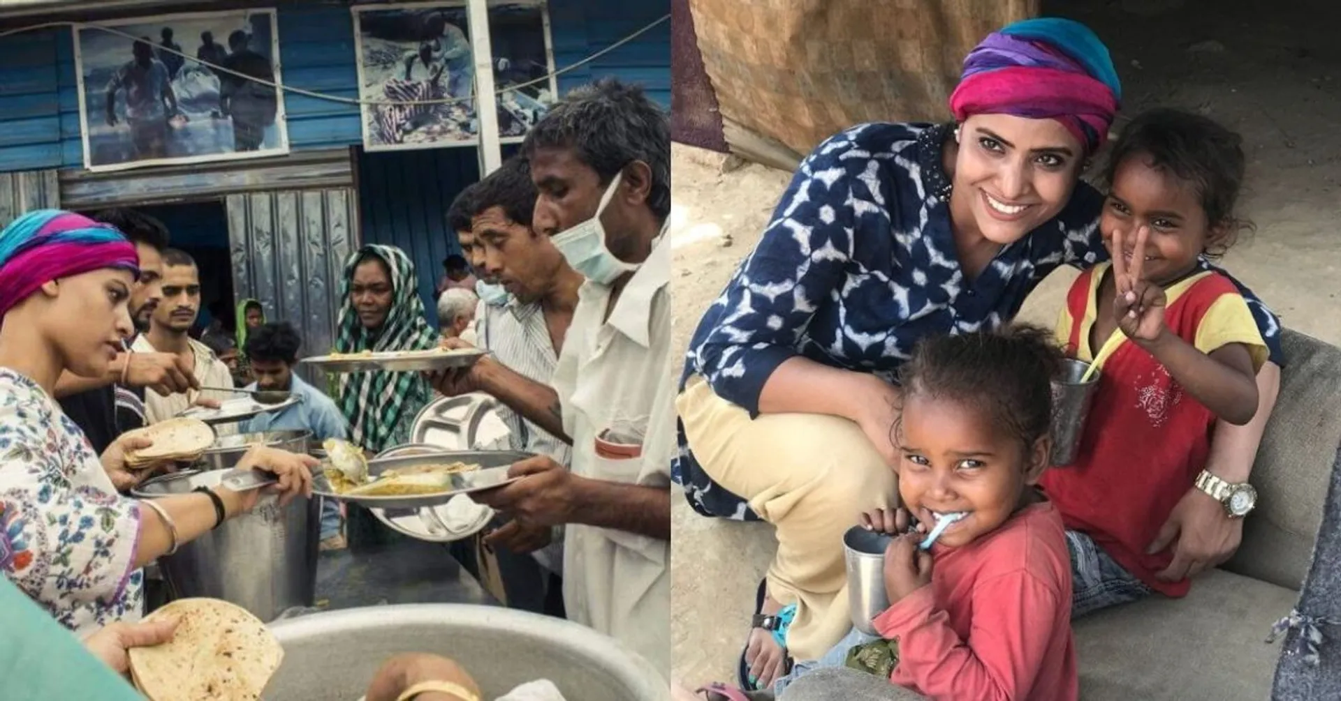 ସଂଘର୍ଷମୟ ଜୀବନ ଏବଂ କର୍କଟ ରୋଗ ଆଗରେ ହାରିନାହାଁନ୍ତି ଏହି ଝିଅ ! ମୁଣ୍ଡରେ ସ୍କାର୍ଫ ଏବଂ ହାତରେ ଖାଦ୍ୟ ପୁଡିଆ ଧରି ଗରିବ ପିଲାଙ୍କ ମୁହଁରେ ହସ ବାଣ୍ଟୁଛନ୍ତି । 