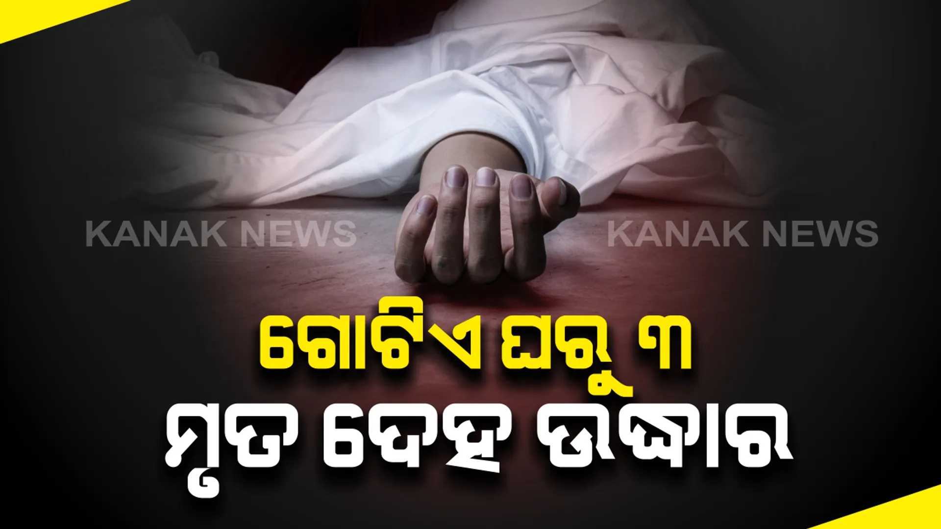 ଛତ୍ରପୁରରେ ଚାଚଂଲ୍ୟ । ଘରୁ ଉଦ୍ଧାର ହେଲା ୩ ଜଣଙ୍କ ମୃତଦେହ