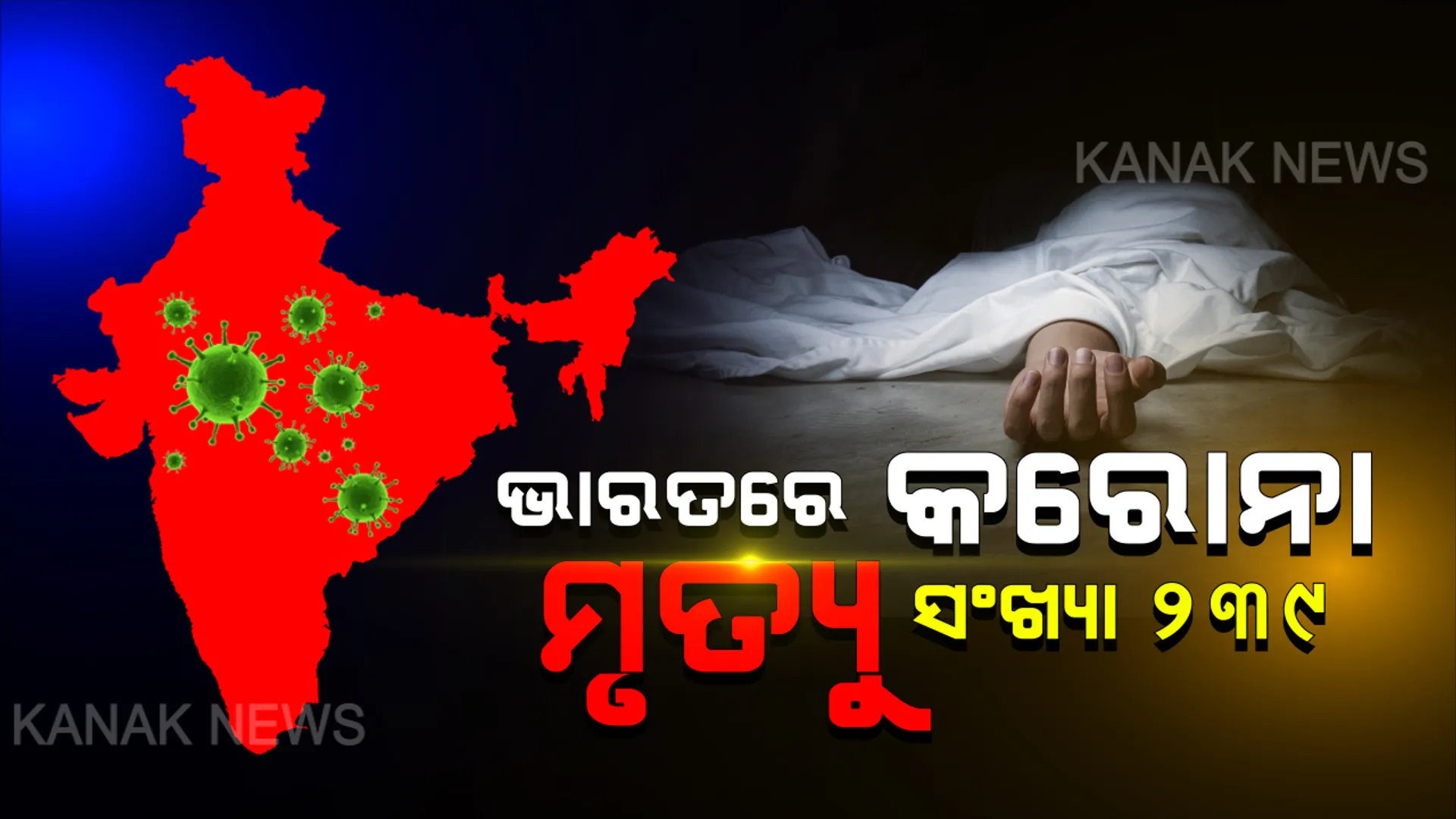 ଦେଶରେ କରୋନା ମୃତ୍ୟୁସଂଖ୍ୟା ୨୩୯ କୁ ବୃଦ୍ଧି : ଭାରତରେ କରୋନା ଆକ୍ରାନ୍ତଙ୍କ ସଂଖ୍ୟା ୭୪୪୭, ୨୪ ଘଣ୍ଟାରେ ମଧ୍ୟରେ ୧୦୩୫ ସଂକ୍ରମିତ ଚିହ୍ନଟ