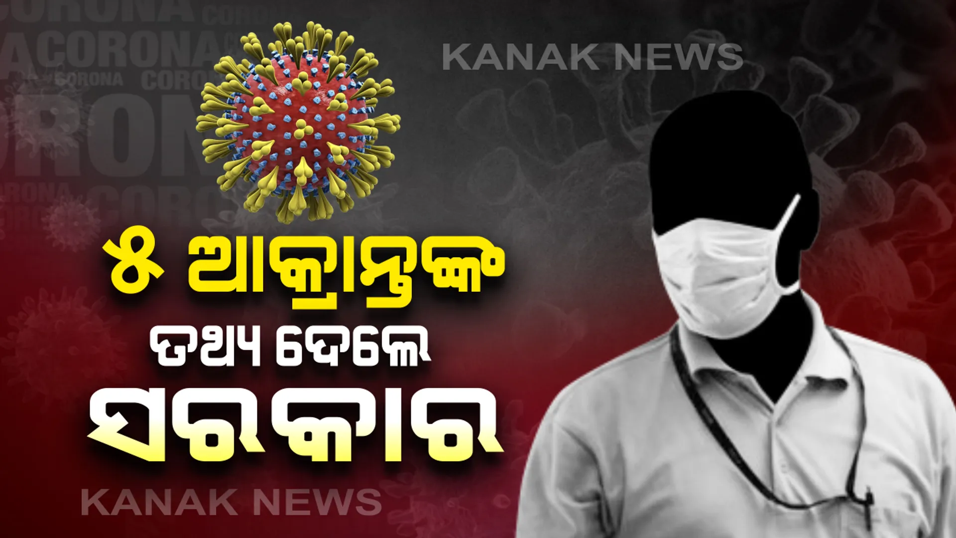 ଆଜି ଚିହ୍ନଟ ସମସ୍ତ ଆକ୍ରାନ୍ତଙ୍କ ତଥ୍ୟ ଦେଲେ ସରକାର : ଜଣେ ୧୨ ବର୍ଷୀୟ ନାବାଳକ ଆକ୍ରାନ୍ତ ଚିହ୍ନଟ, ସବୁ ଆକ୍ରାନ୍ତଙ୍କ ବୟସ ୧୨ରୁ ୩୮ ବର୍ଷ