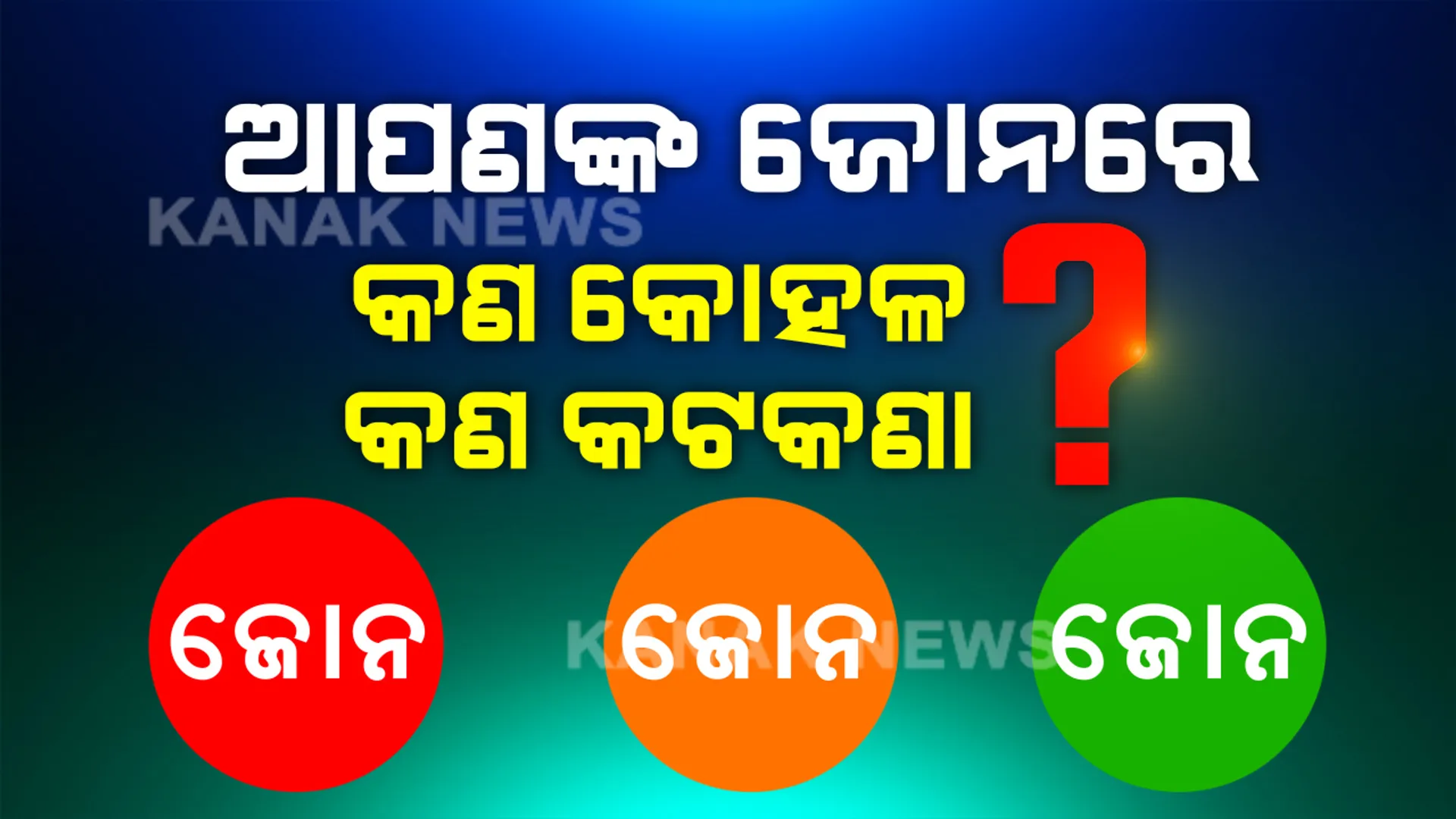 ଲକଡାଉନ ନେଇ ରାଜ୍ୟ ସରକାରଙ୍କ ନୂଆ ଗାଇଡଲାଇନ । ଆସନ୍ତାକାଲି ଠାରୁ ଅନେକ କ୍ଷେତ୍ରରେ କୋହଳ ହେଲା କଟକଣା । ଜାଣନ୍ତୁ ଆପଣଙ୍କ ଜୋନରେ କଣ ହେଲା କୋହଳ ? କାହା ଉପରେ କଟକଣା ?