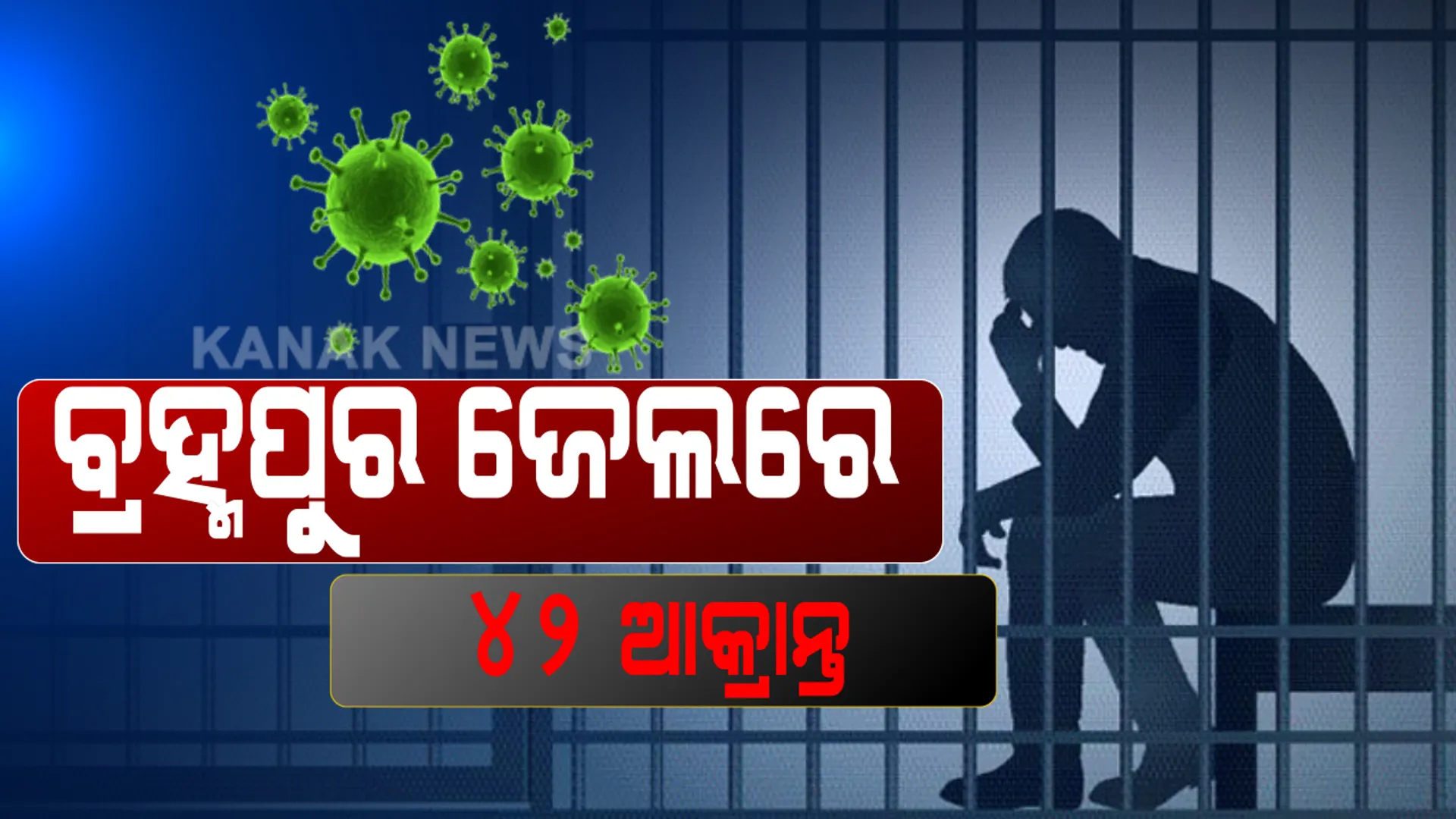 ସତ ହେଲା କଏଦୀଙ୍କ କଥା । ବ୍ରହ୍ମପୁର ମଣ୍ଡଳ କାରାଗାରରେ ୪୨ କରୋନା ଆକ୍ରାନ୍ତ ଚିହ୍ନଟ । ୩୩ ଜଣ ବିଚାରଧିନ କଏଦୀଙ୍କ ସମେତ ୯ ଜଣ ଜେଲ କର୍ମଚାରୀ କରୋନା ପଜିଟିଭ ।  ଗତକାଲି କନକ ନ୍ୟୁଜକୁ ଫୋନ ଯୋଗେ ସୂଚନା ଦେଇଥିଲେ କଏଦୀ
