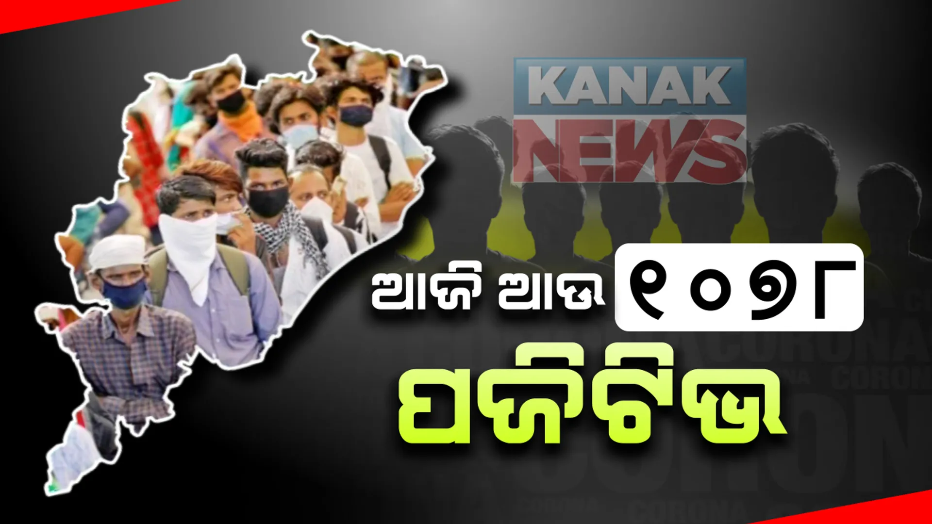 ରେକର୍ଡ ଭାଙ୍ଗିଲା ମହାମାରୀ: ରାଜ୍ୟରେ ସର୍ବାଧିକ ୧୦୭୮ କରୋନା ଆକ୍ରାନ୍ତ ଚିହ୍ନଟ; ସଂଗରୋଧରୁ ୭୨୧ ଓ ସ୍ଥାନୀୟ ଅଞ୍ଚଳରୁ ୩୫୭