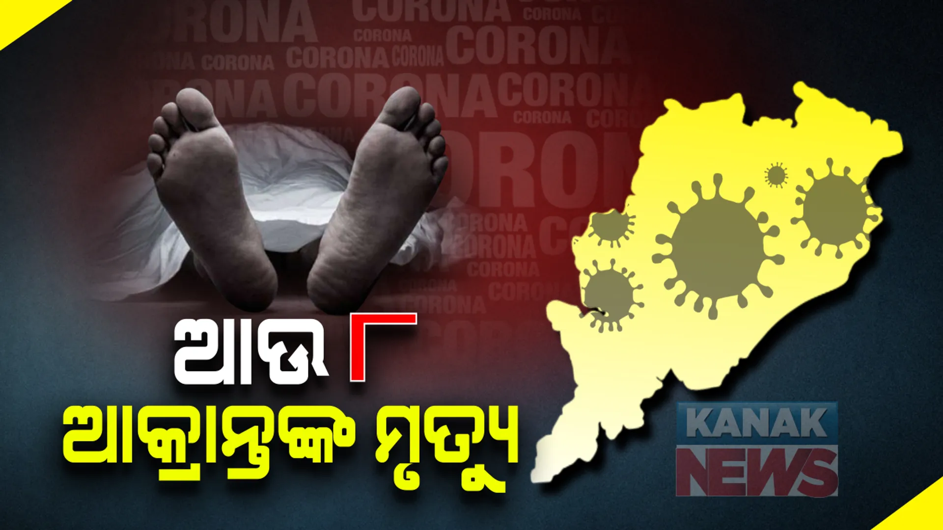 କରୋନା ନେଲା ଆଉ ୮ଜୀବନ । ରାଜ୍ୟରେ ମୋଟ ମୃତ୍ୟୁସଂଖ୍ୟା ୩୮୦ରେ ପହଞ୍ଚିଲା । ଗଞ୍ଜାମ ୪, ଖୋର୍ଦ୍ଧା, କଟକ, ଢେଙ୍କାନାଳ ଓ ପୁରୀରୁ ଜଣେ ଲେଖାଏଁ ମୃତ୍ୟୁ