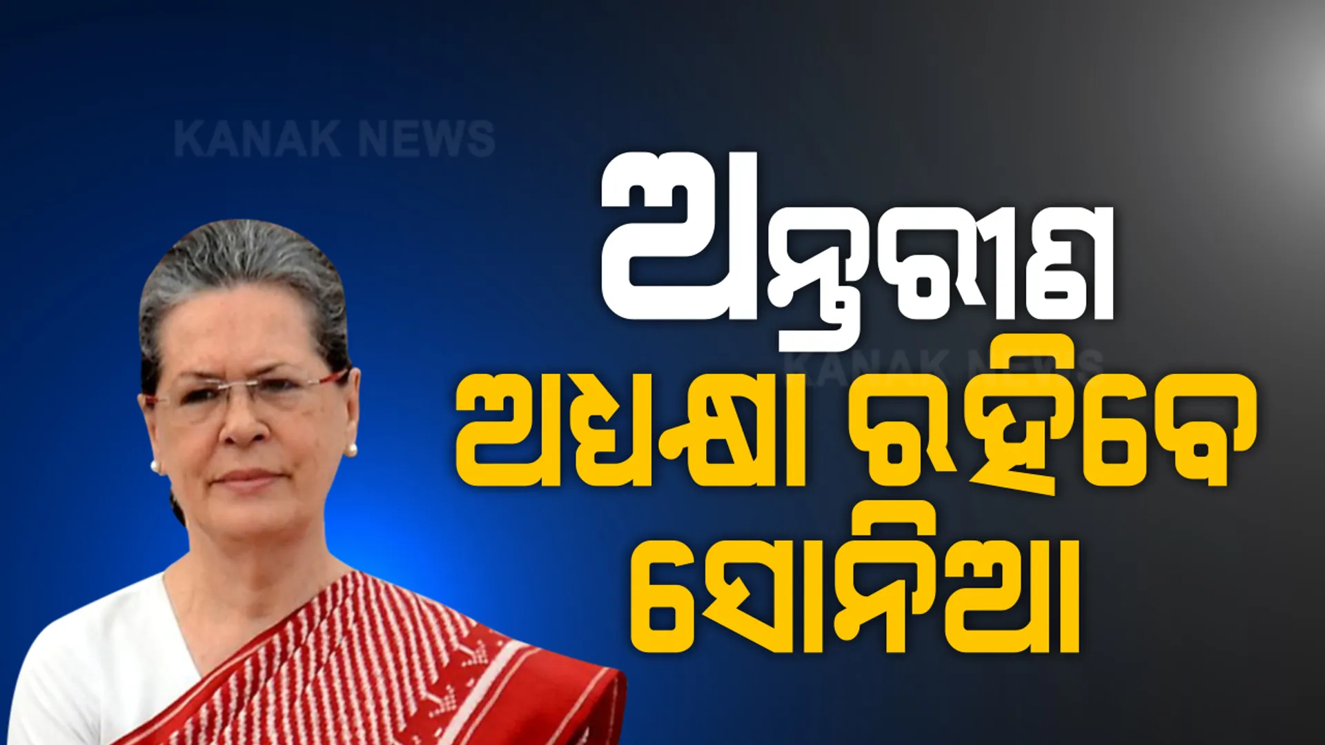 ସିଡବ୍ଲୁସିର ବୈଠକରେ ସହମତି : ୧ ବର୍ଷ ପାଇଁ ଅନ୍ତରୀଣ ଅଧ୍ୟକ୍ଷା ପଦ ସମ୍ଭାଳିବେ ସୋନିଆ ଗାନ୍ଧୀ