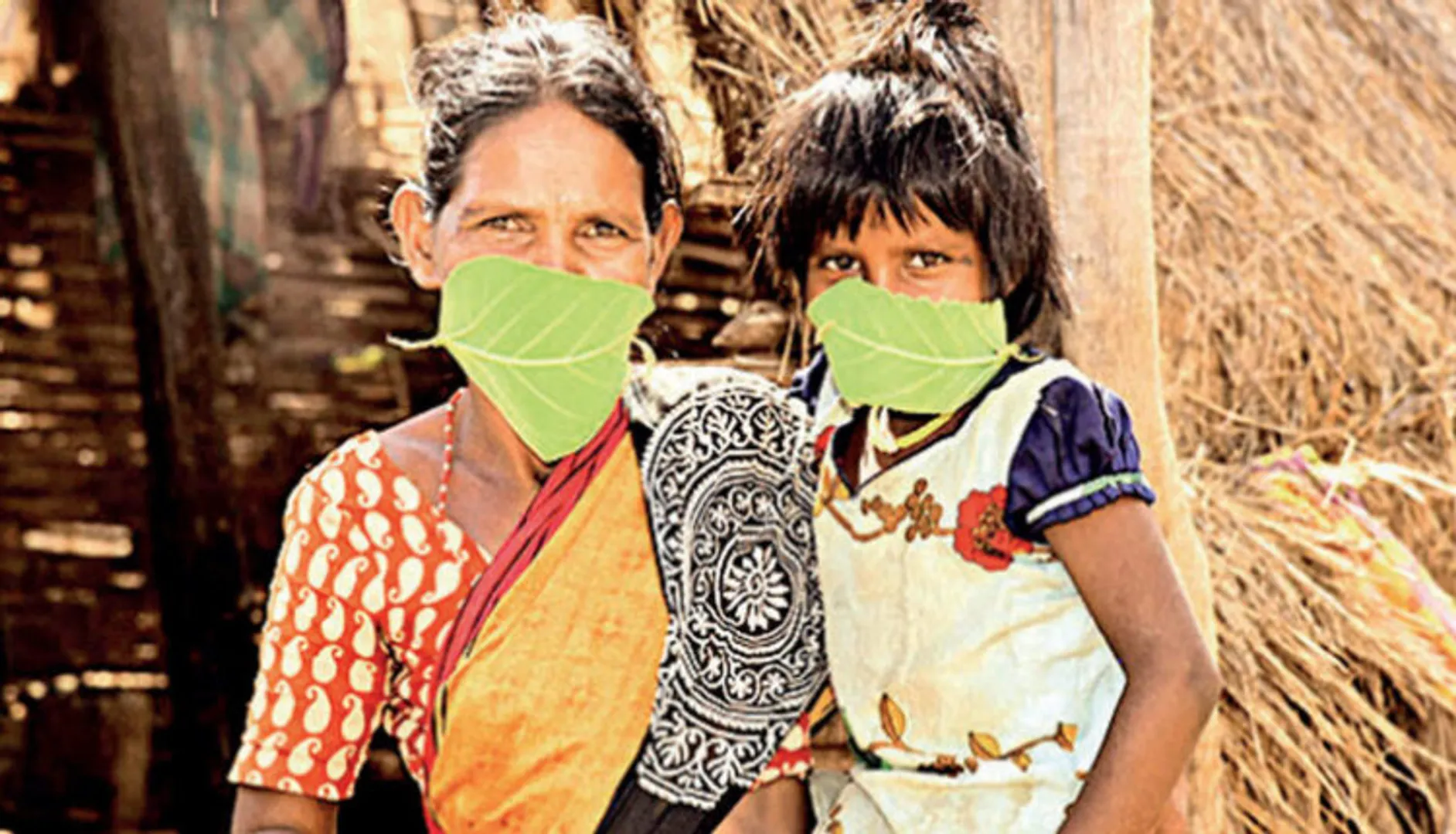 ଔଷଧୀୟ ପତ୍ରରେ ମାସ୍କ । ଭୂତାଣୁ ଦାଉରୁ ବନବାସୀଙ୍କୁ ରକ୍ଷା କରିଛି ଔଷଧୀୟ ପତ୍ର ତିଆରି ମାସ୍କ୍‌