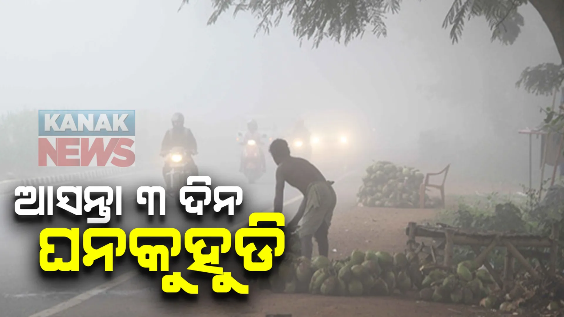 ଆସନ୍ତା ୩ ଦିନ ପର୍ଯ୍ୟନ୍ତ କୁହୁଡି କରିବ କଲବଲ: ଘନକୁହୁଡି ପାଇଁ ୬ ଜିଲ୍ଲାକୁ ୟେଲୋ ସତର୍କତା; ଗତ ୨୪ ଘଂଟାରେ ୭ ସହରର ପାରା ୧୫ ଡିଗ୍ରୀ ତଳେ
