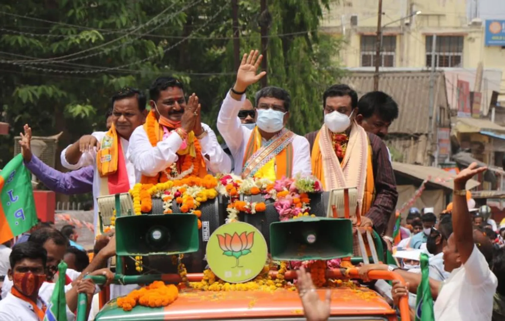 ପିପିଲିରେ ଜମୁଛି ପ୍ରଚାର : ବିଜେପି ପାର୍ଥୀ ଆଶ୍ରିତ ପଟ୍ଟନାୟକଙ୍କ ପାଇଁ ମୈଦାନକୁ ଓହ୍ଲାଇଲେ ଧର୍ମେନ୍ଦ୍ର ପ୍ରଧାନ