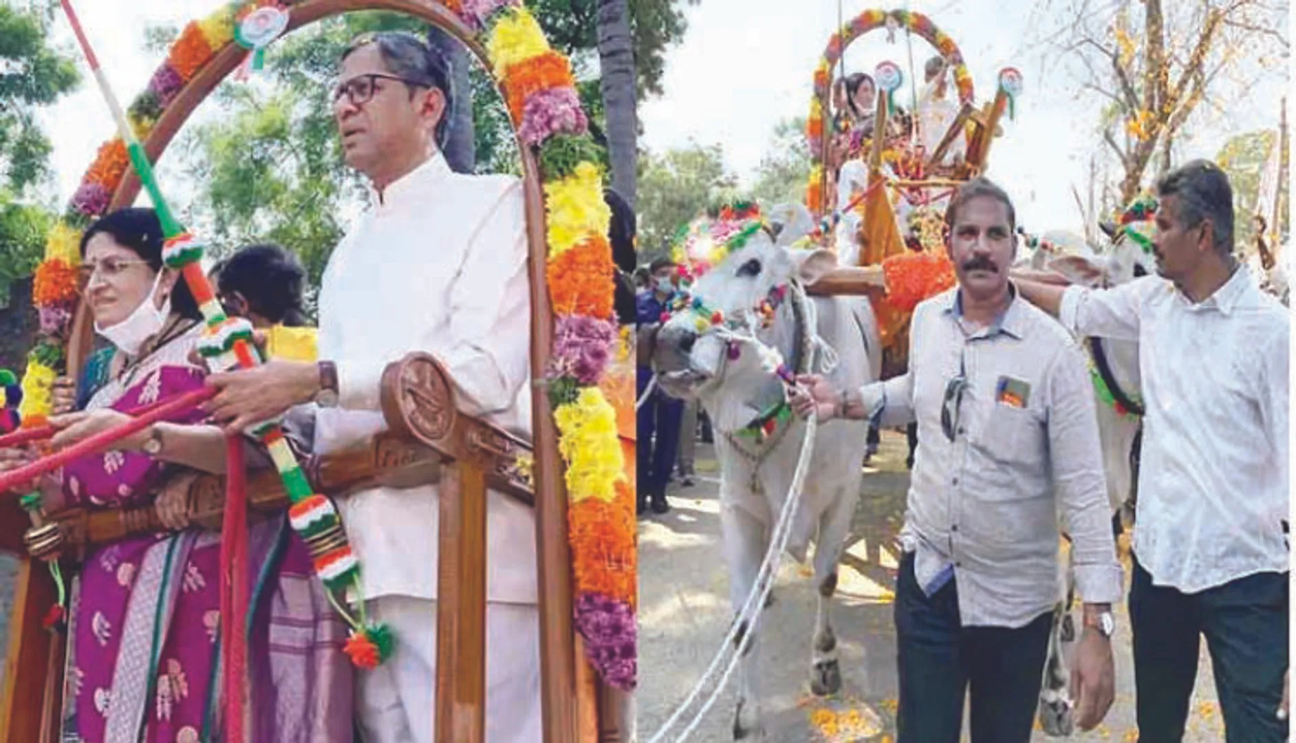 ବଳଦ ଗାଡିରେ ନିଜ ଗାଁକୁ ଗଲେ ପ୍ରଧାନ ବିଚାରପତି । ପାରମ୍ପରିକ ବାଦ୍ୟଯନ୍ତ୍ର ବଜାଇ ସ୍ୱାଗତ କଲେ ଗ୍ରାମବାସୀ ।