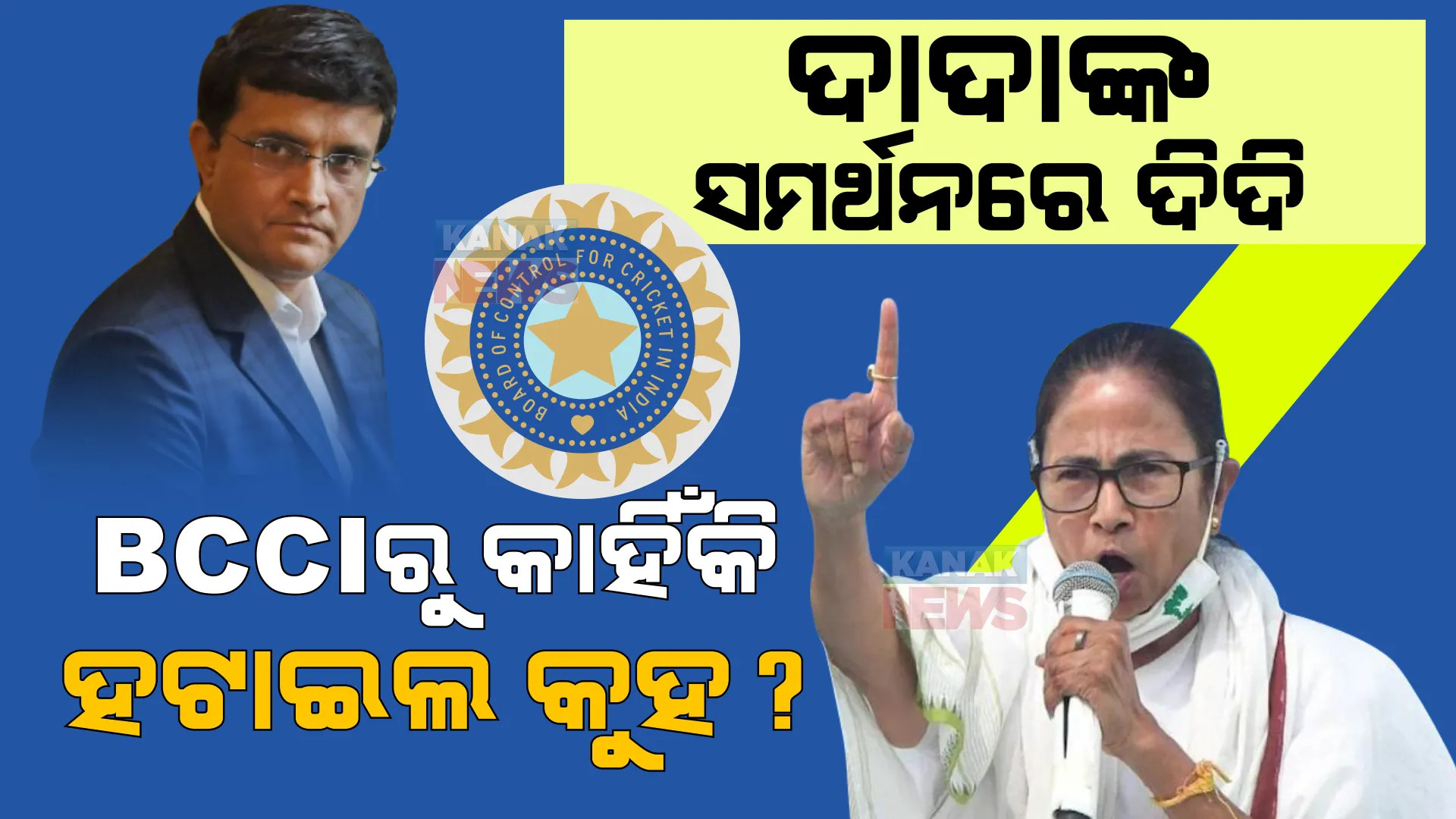 ଦାଦାଙ୍କ ସମର୍ଥନରେ ଦିଦି: କହିଲେ, ଅମିତ ଶାହାଙ୍କ ପୁଅ ରହିଲେ ଗାଙ୍ଗୁଲି କାହିଁକି ହଟିଲେ?