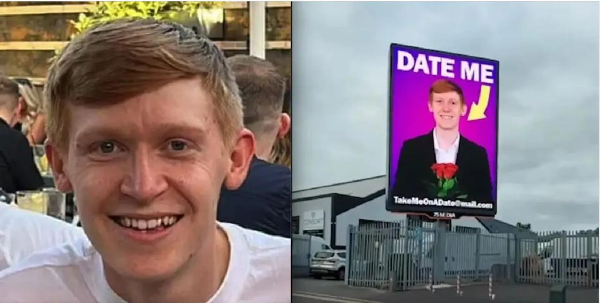 ଗାର୍ଲଫ୍ରେଣ୍ଡ ଖୋଜିବାକୁ ଯୁବକଙ୍କ ଅଜବ କାମ, ରାସ୍ତା କଡରେ ନିଜର ଫଟୋର ହୋର୍ଡିଙ୍ଗ ଲଗାଇ ଲେଖିଲେ...